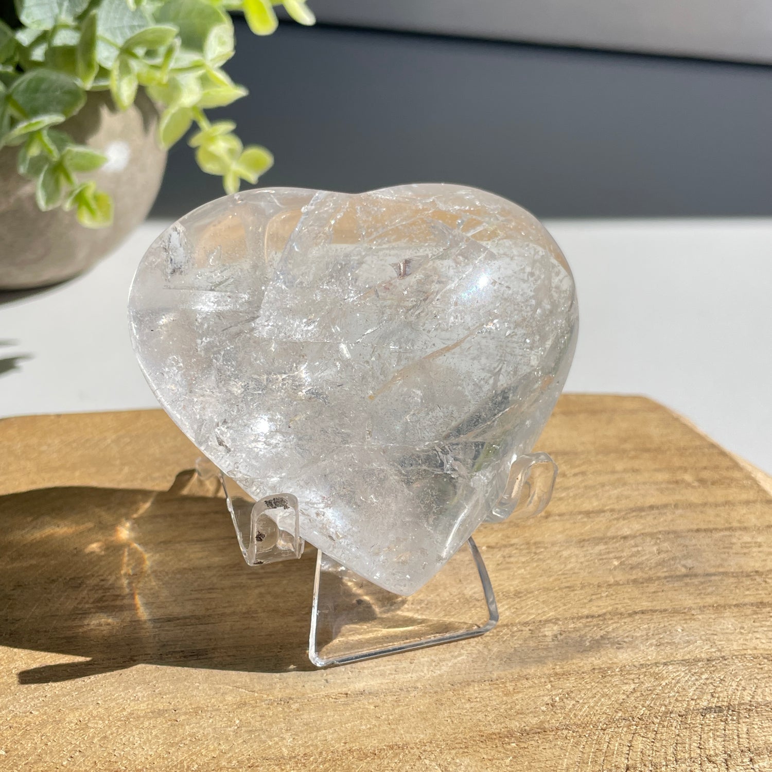 Lemurian Quartz Heart 6.9cm