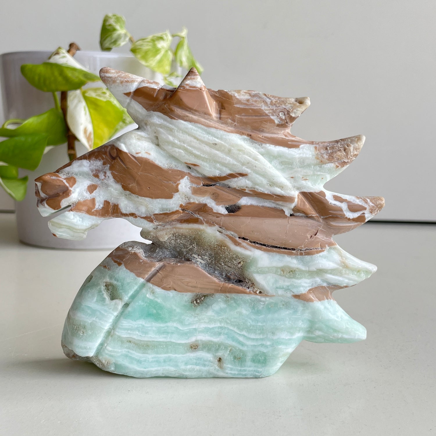 Caribbean Calcite Unicorn 3