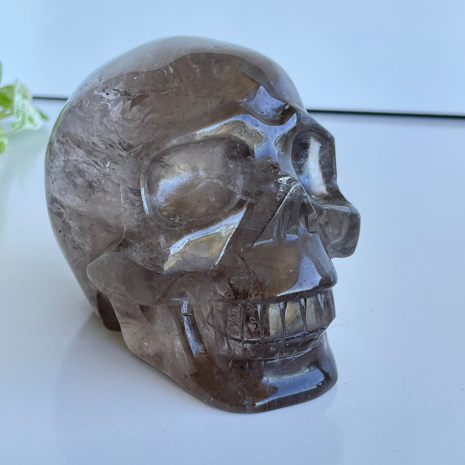 Smoky Quartz Skull 3