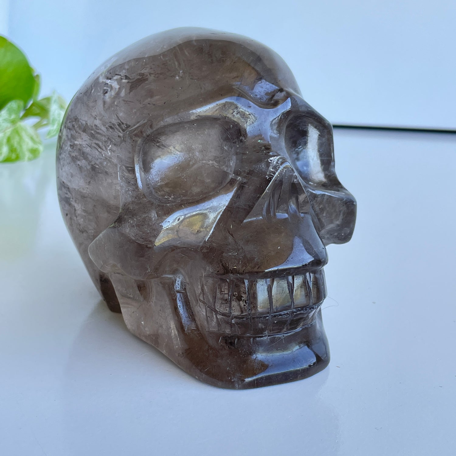Smoky Quartz Skull 3
