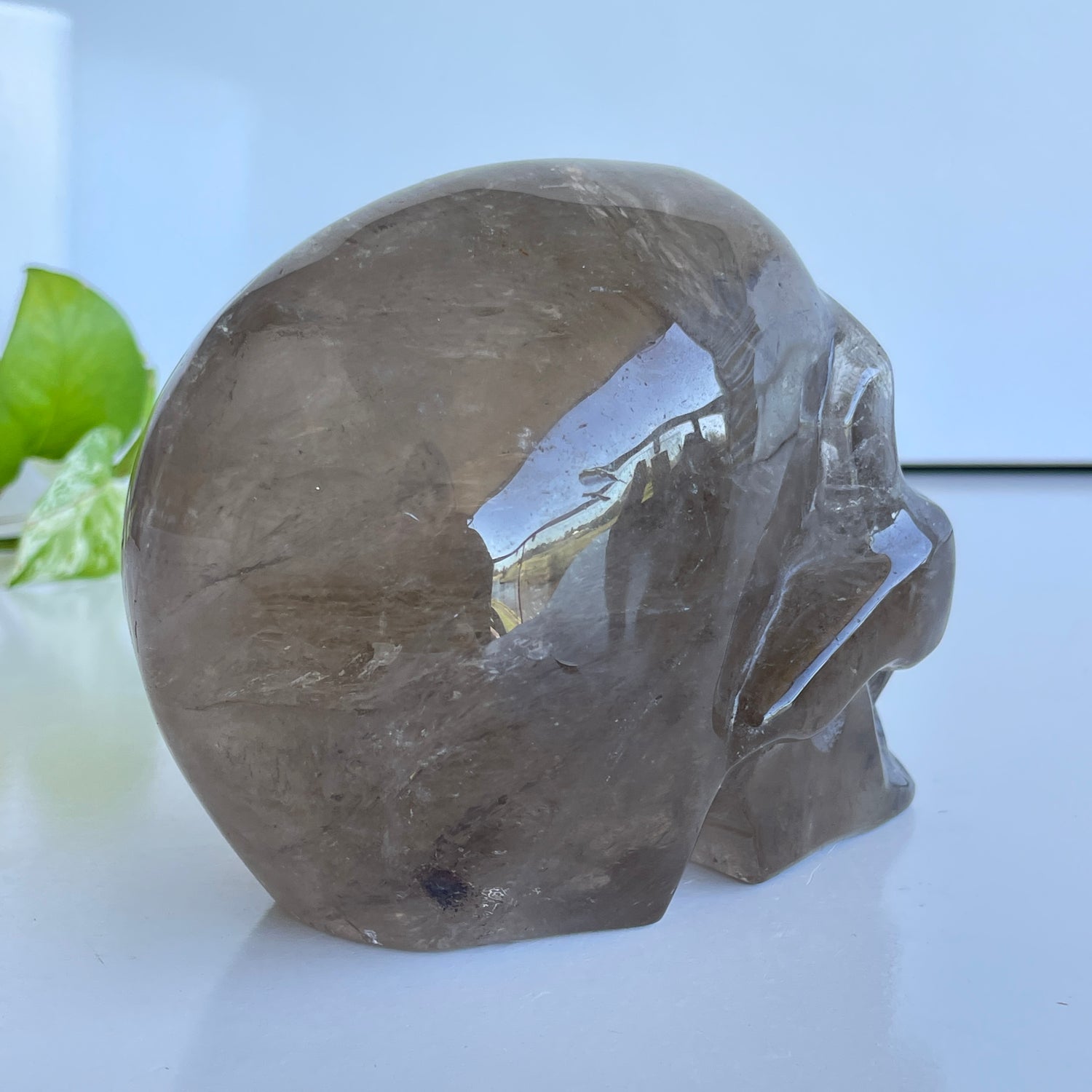 Smoky Quartz Skull 3