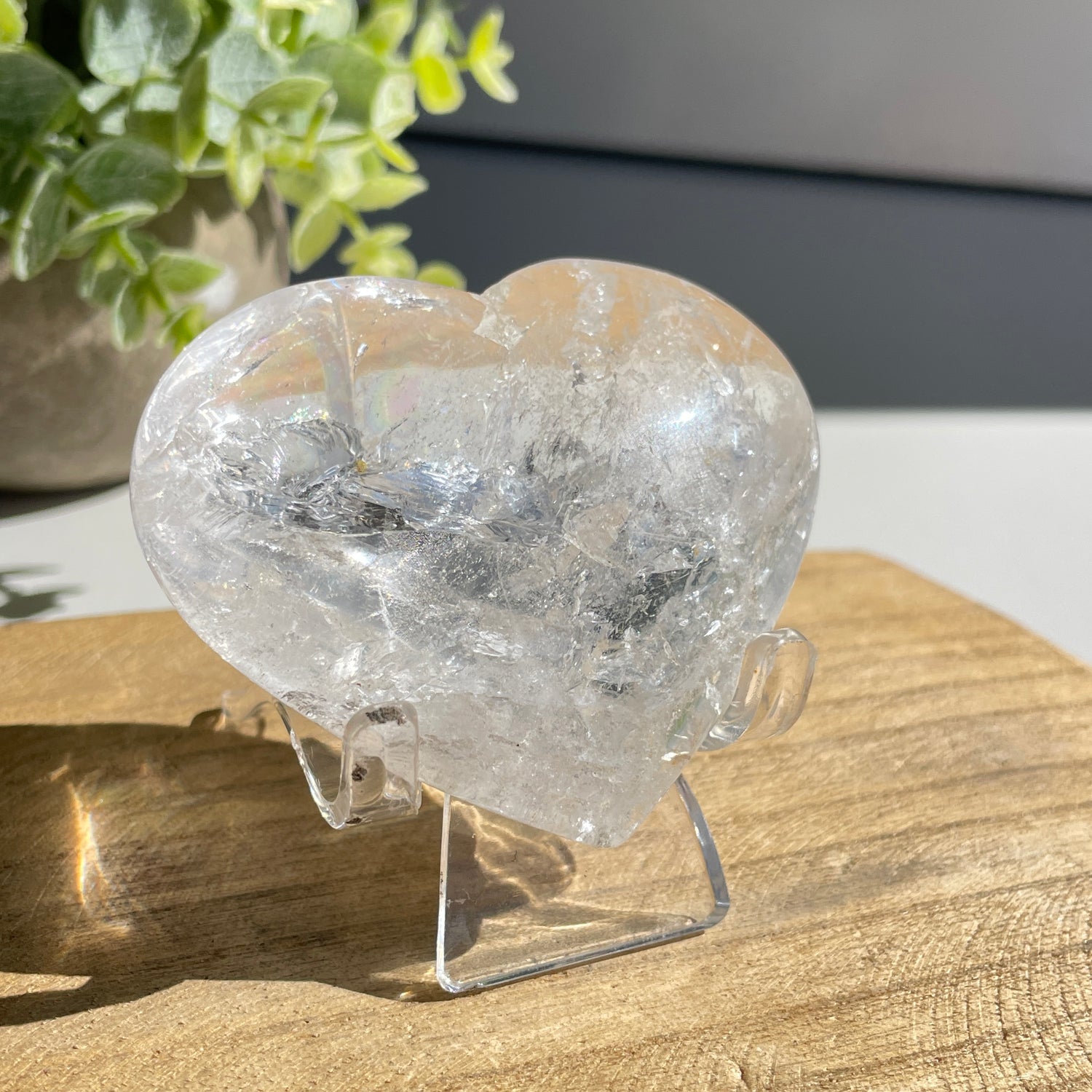 Lemurian Quartz Heart 6.7cm