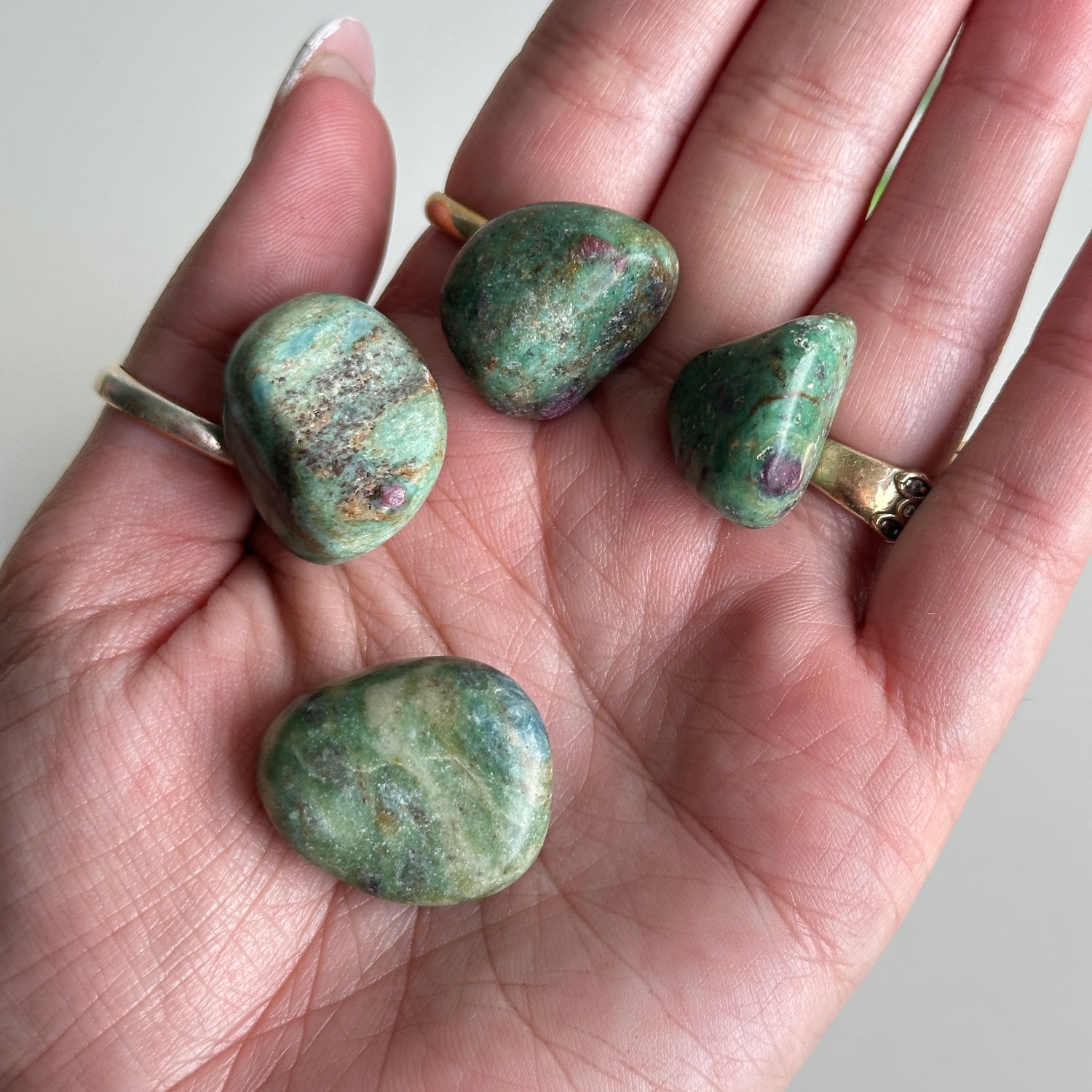 Ruby in Fuchsite Tumbled