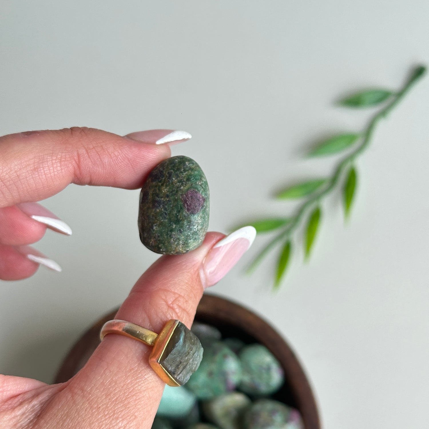Ruby in Fuchsite Tumbled