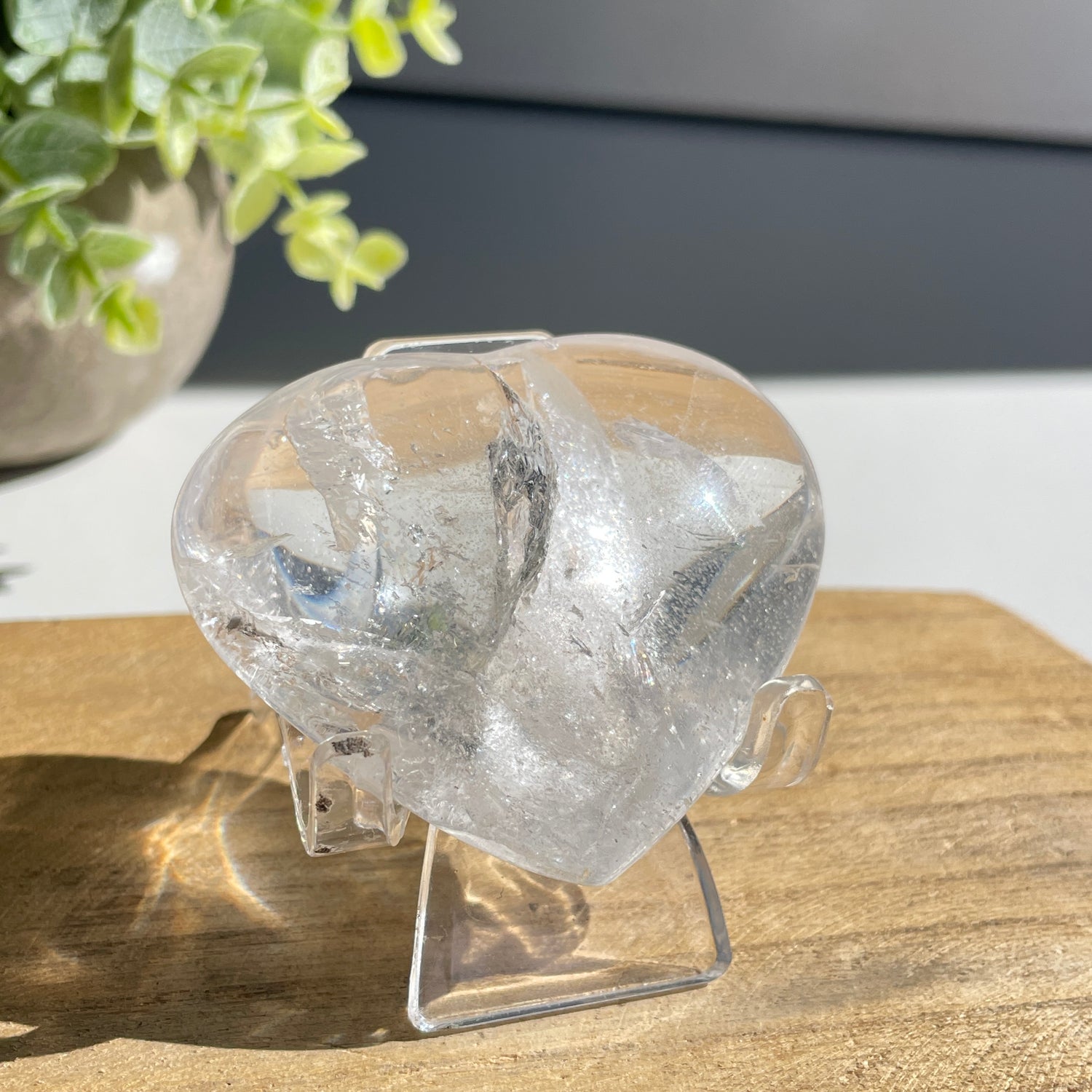 Lemurian Quartz Heart 5.9cm