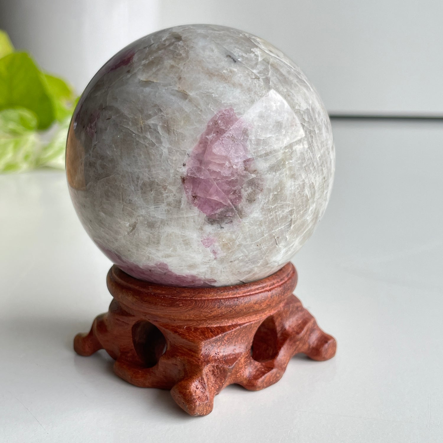 Pink Tourmaline Sphere 6.6cm