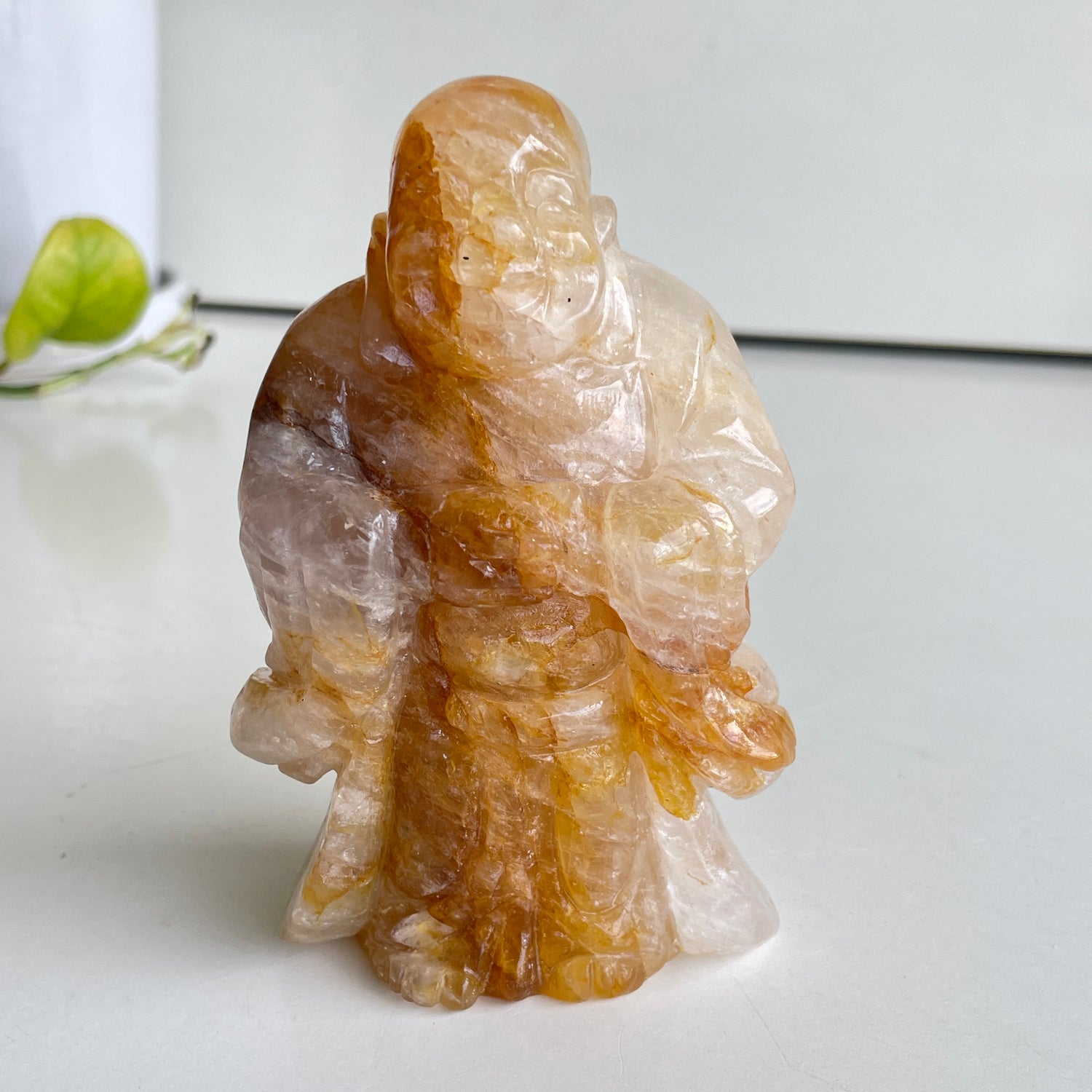 Golden Healer Quartz Buddha 1