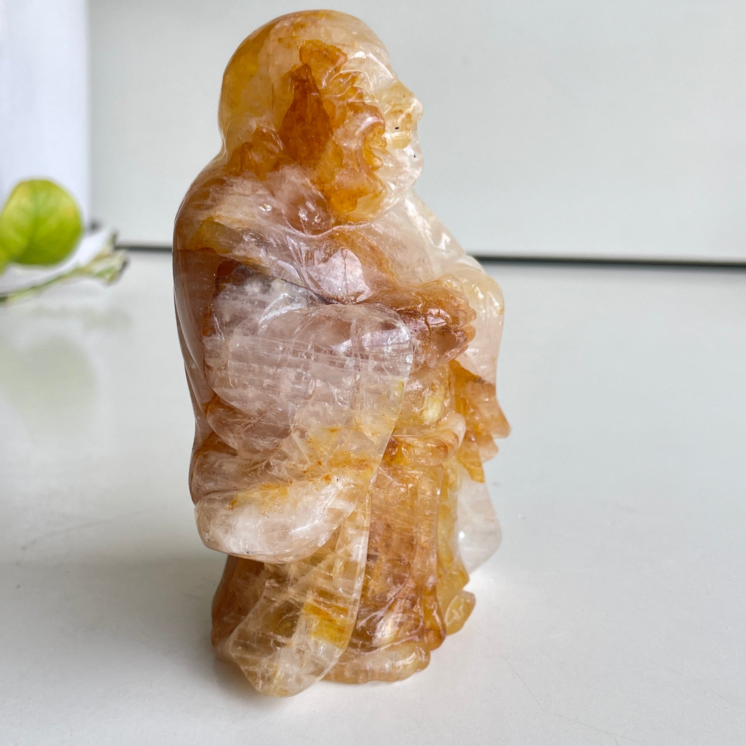 Golden Healer Quartz Buddha 1