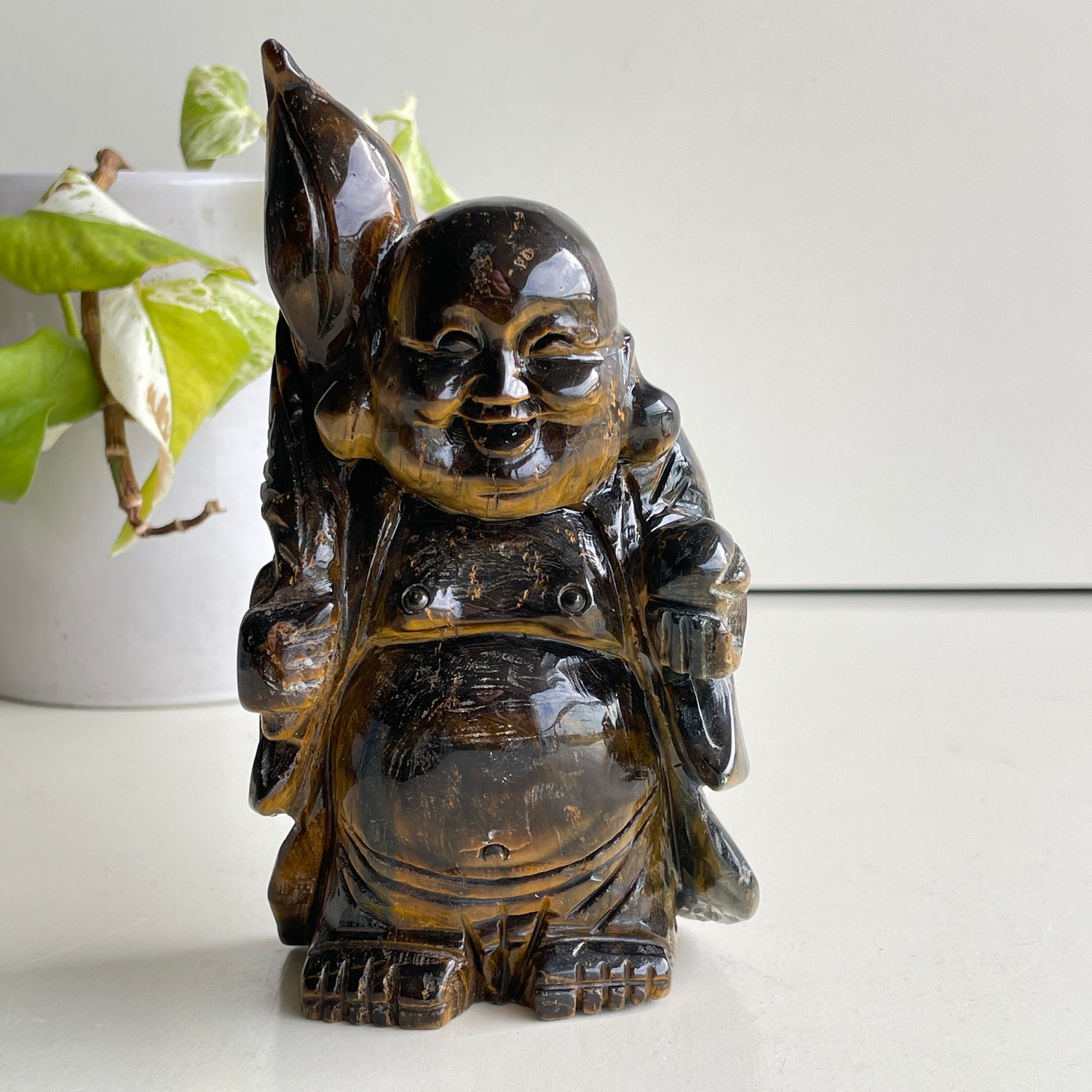 Tigers Eye Buddha 15.3cm