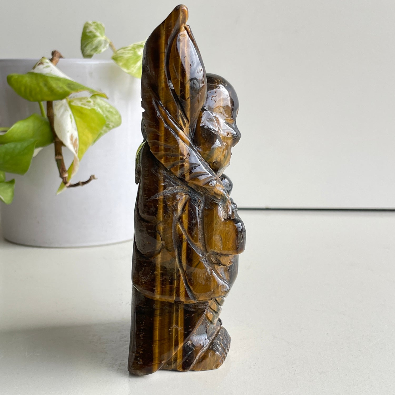 Tigers Eye Buddha 15.3cm