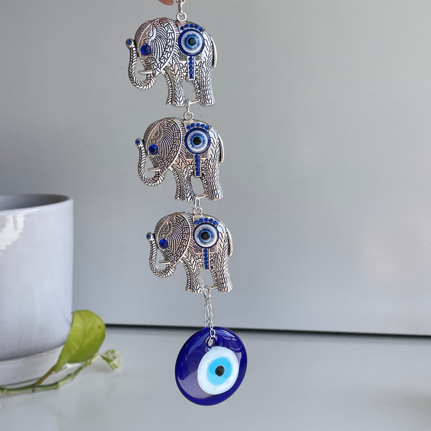 Evil Eye Elephant Hanging