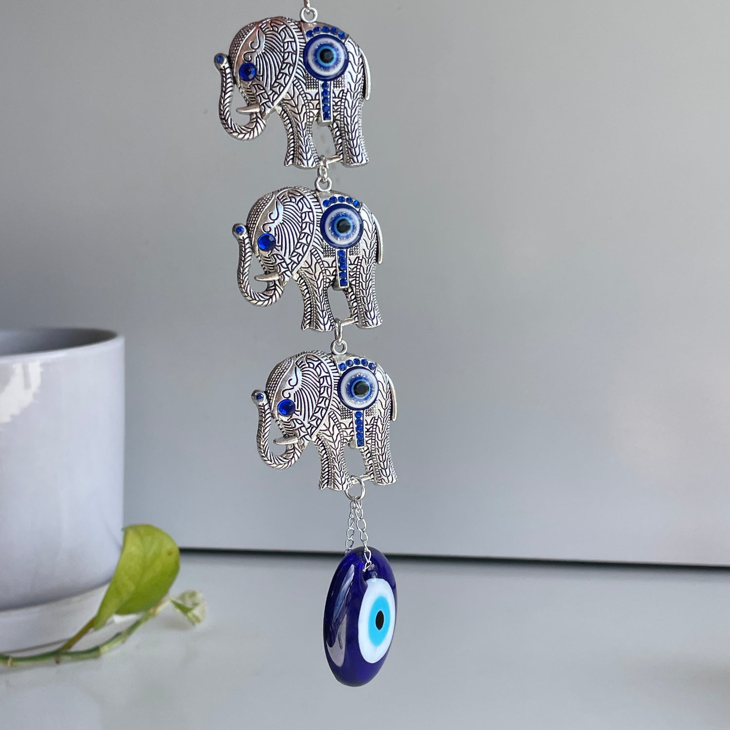 Evil Eye Elephant Hanging