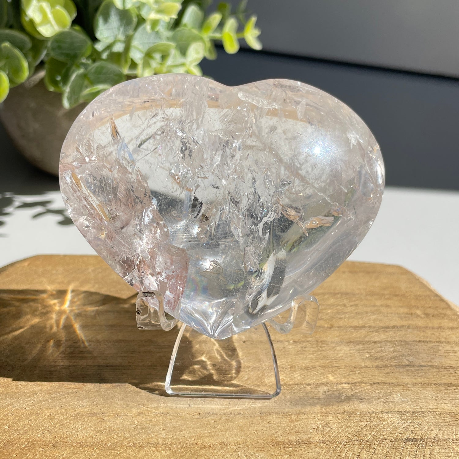 Lemurian Quartz Heart 8.2cm