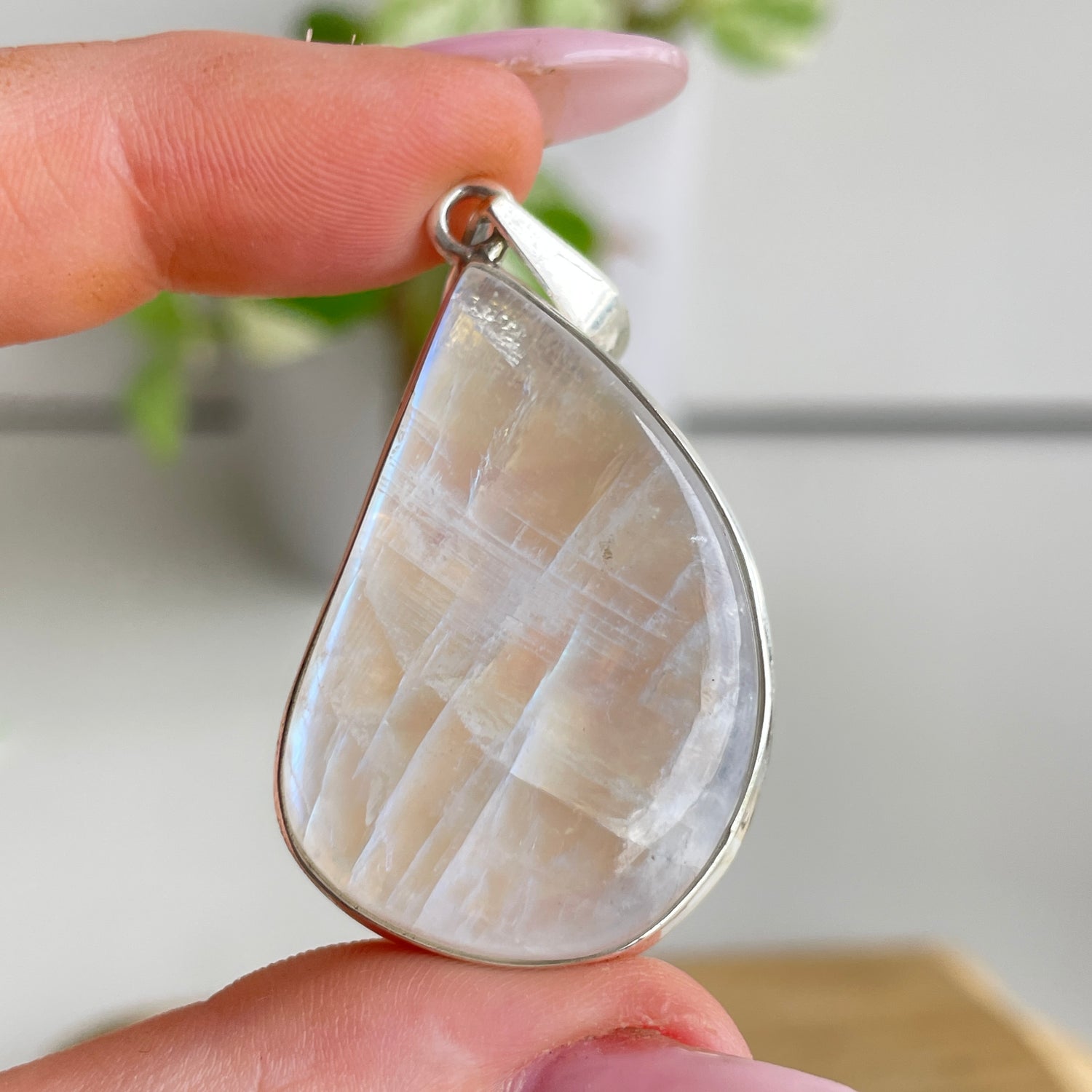 Moonstone Teardrop Pendant