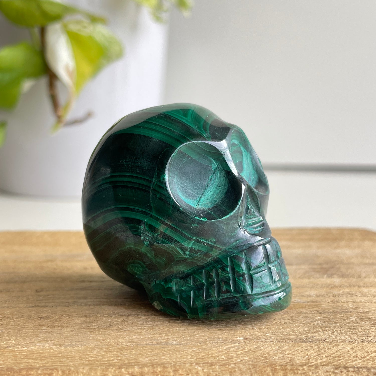 Malachite Skull 5.3cm