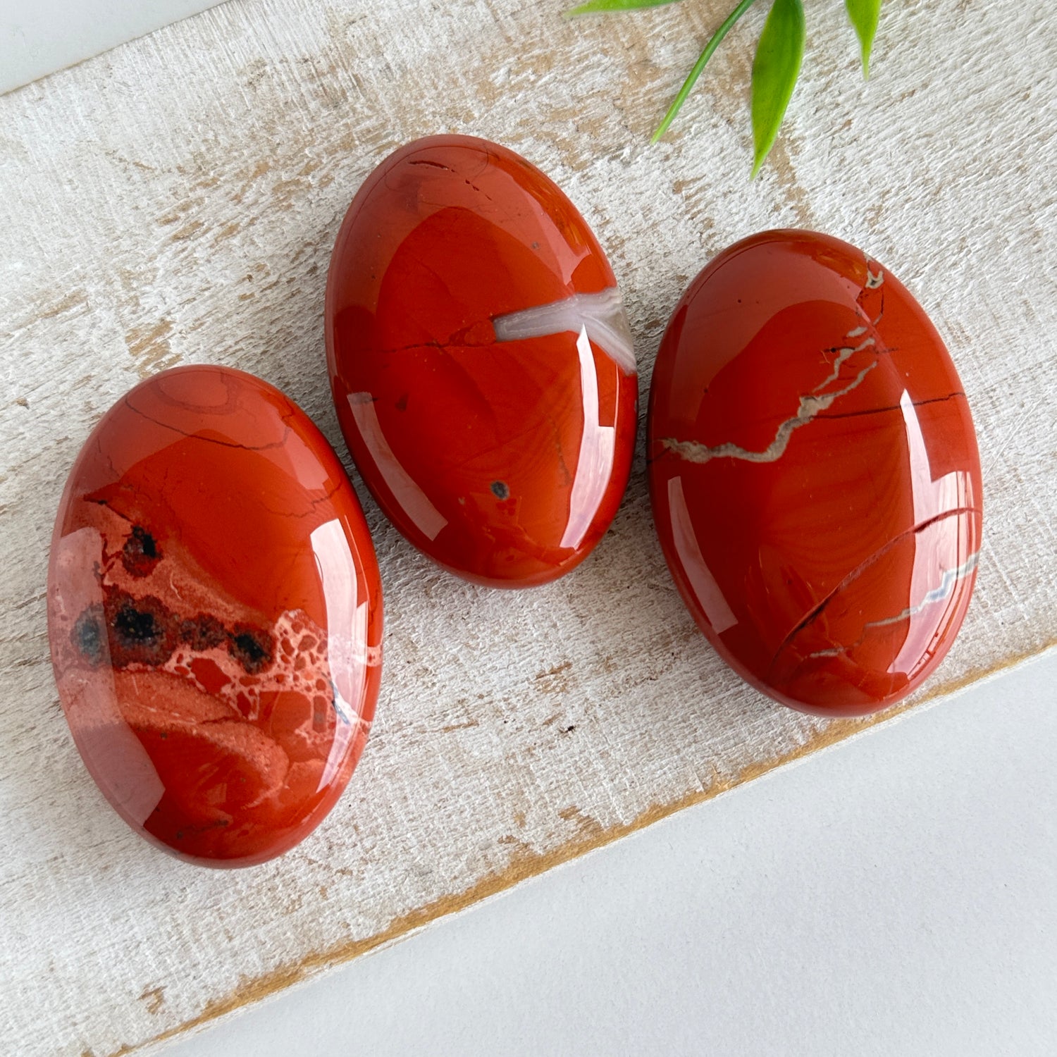 Red Jasper Palmstone