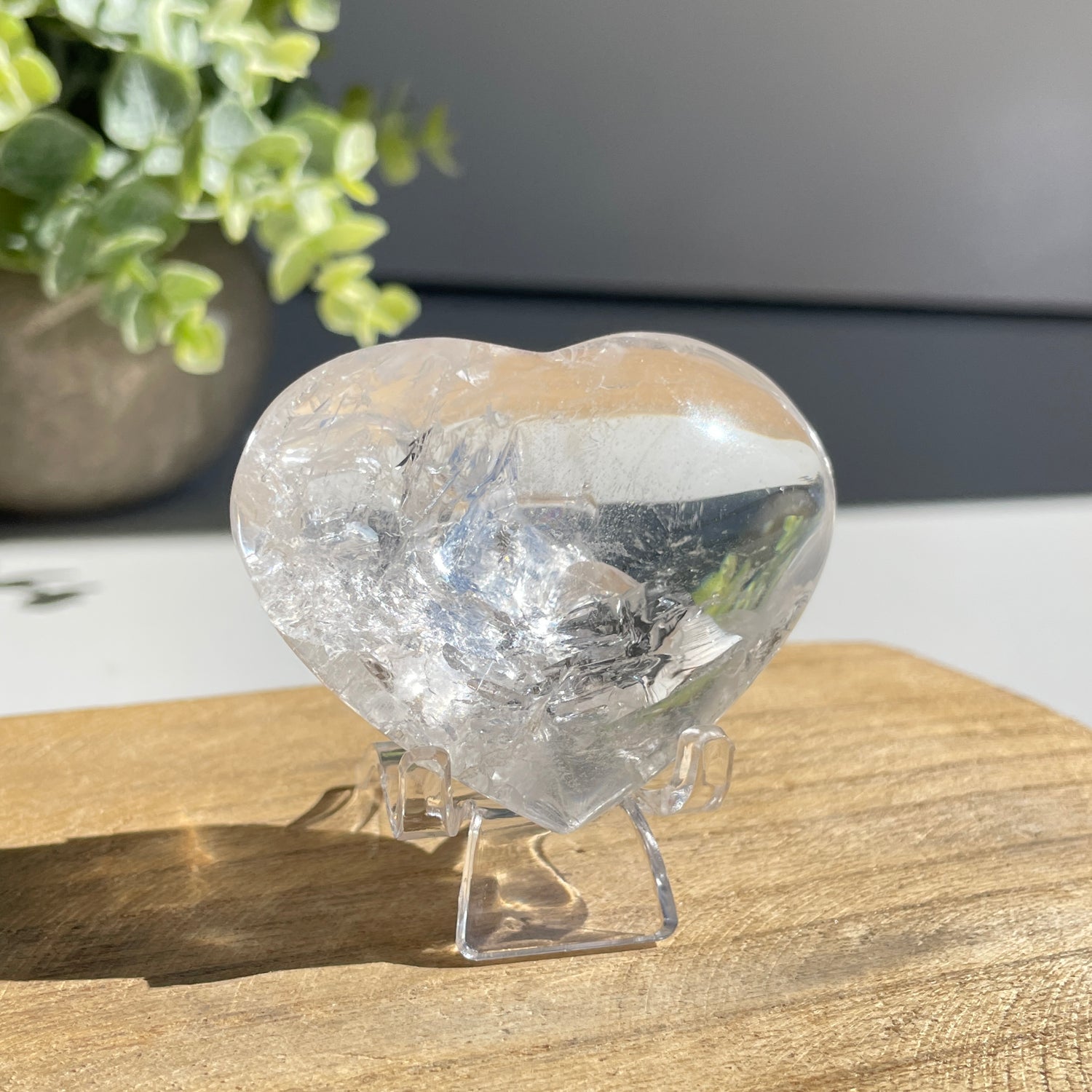 Lemurian Quartz Heart 5.6cm