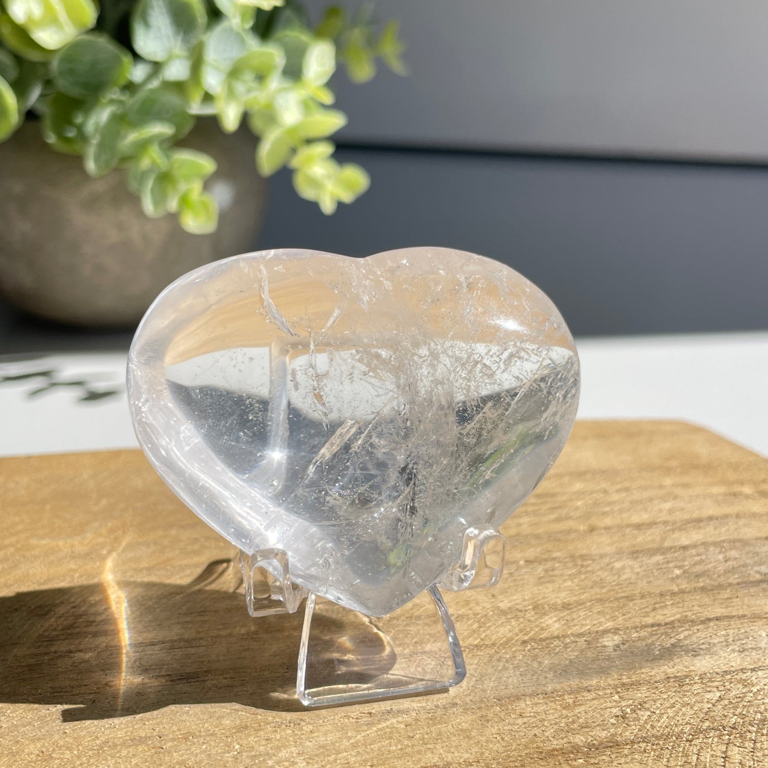 Lemurian Quartz Heart 5.4cm