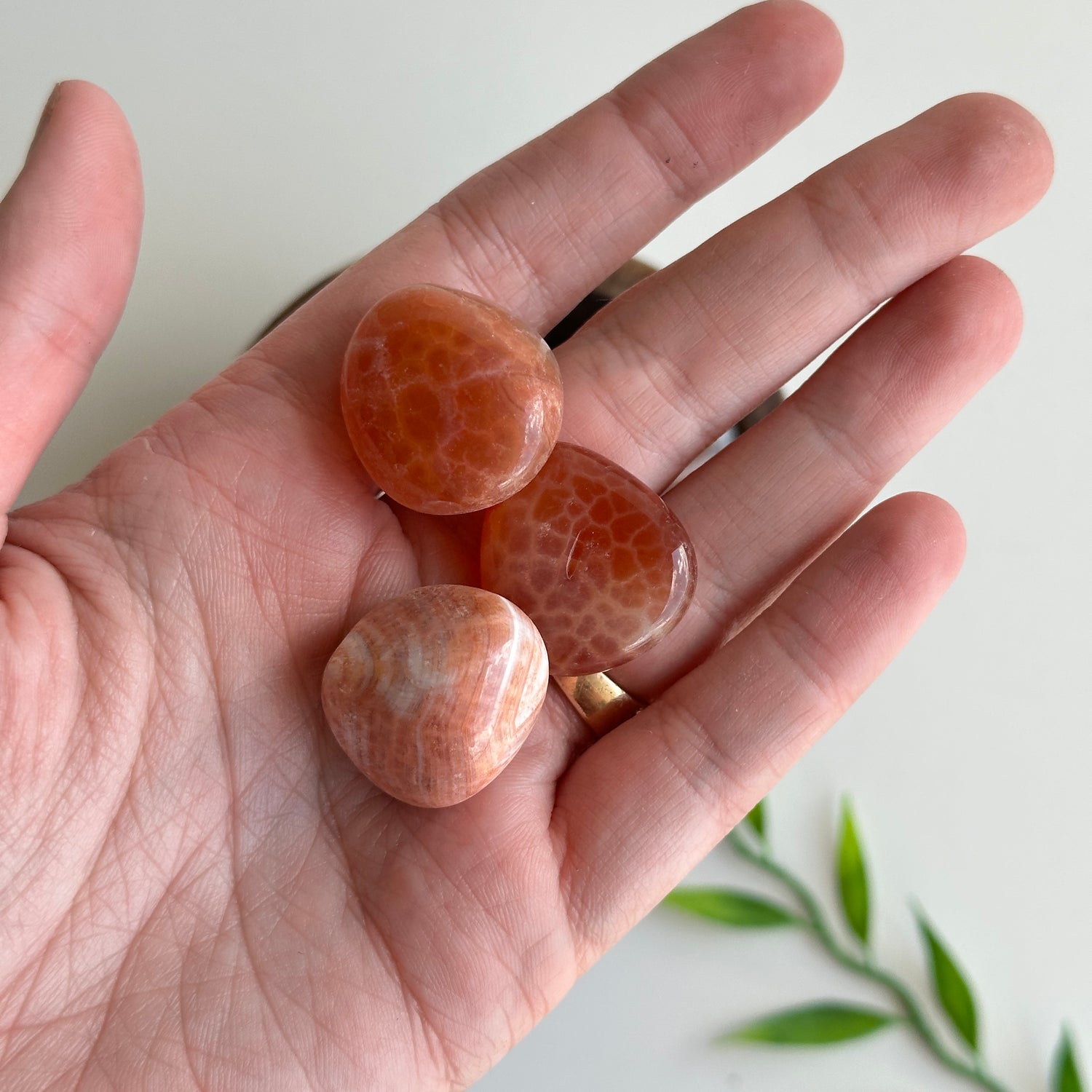 Fire Agate Tumbled