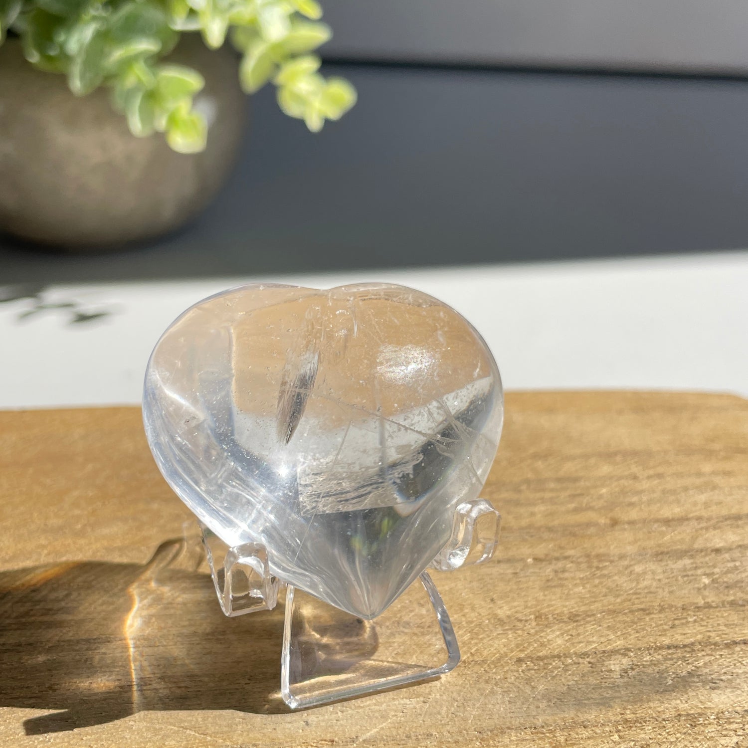 Lemurian Quartz Heart 4cm
