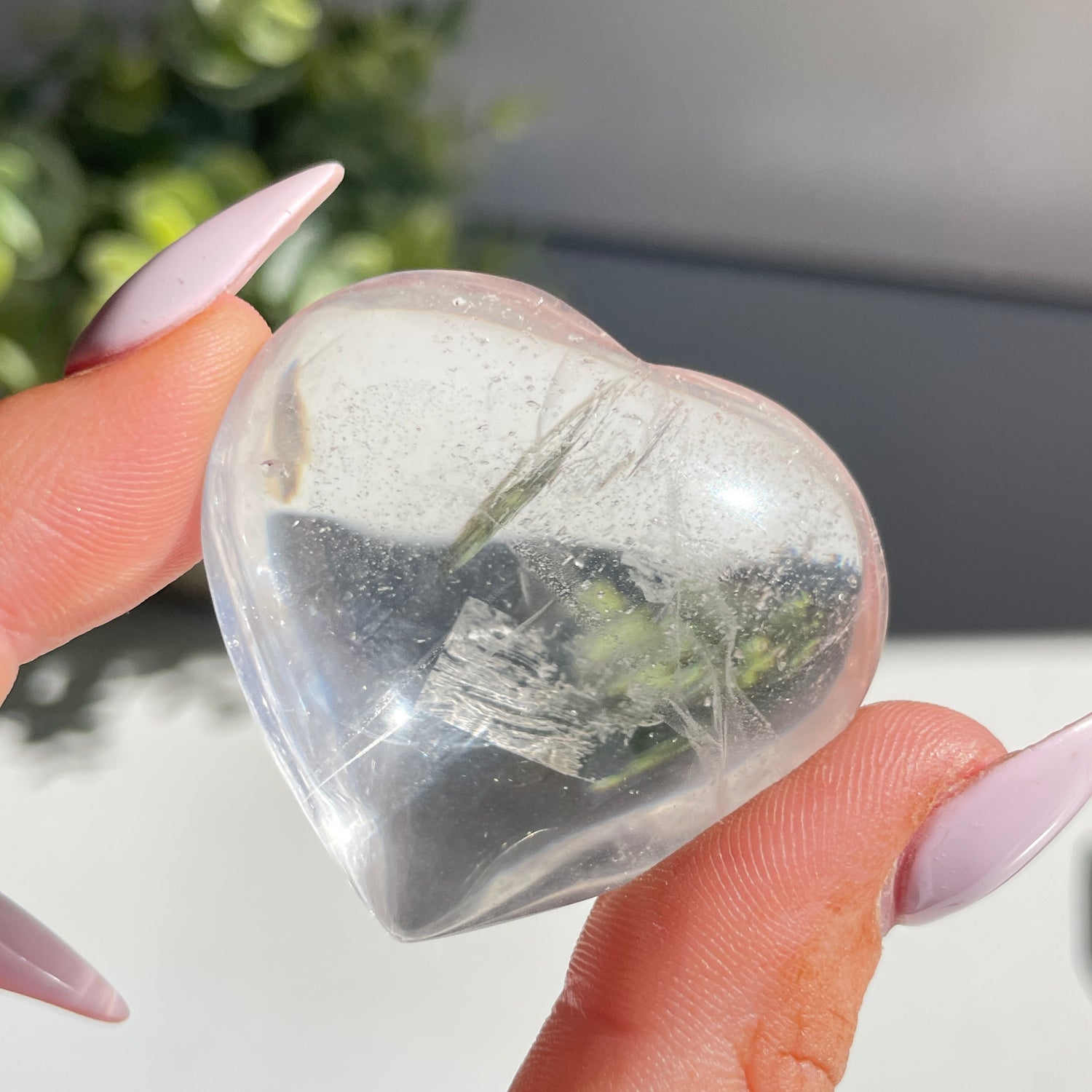Lemurian Quartz Heart 4cm