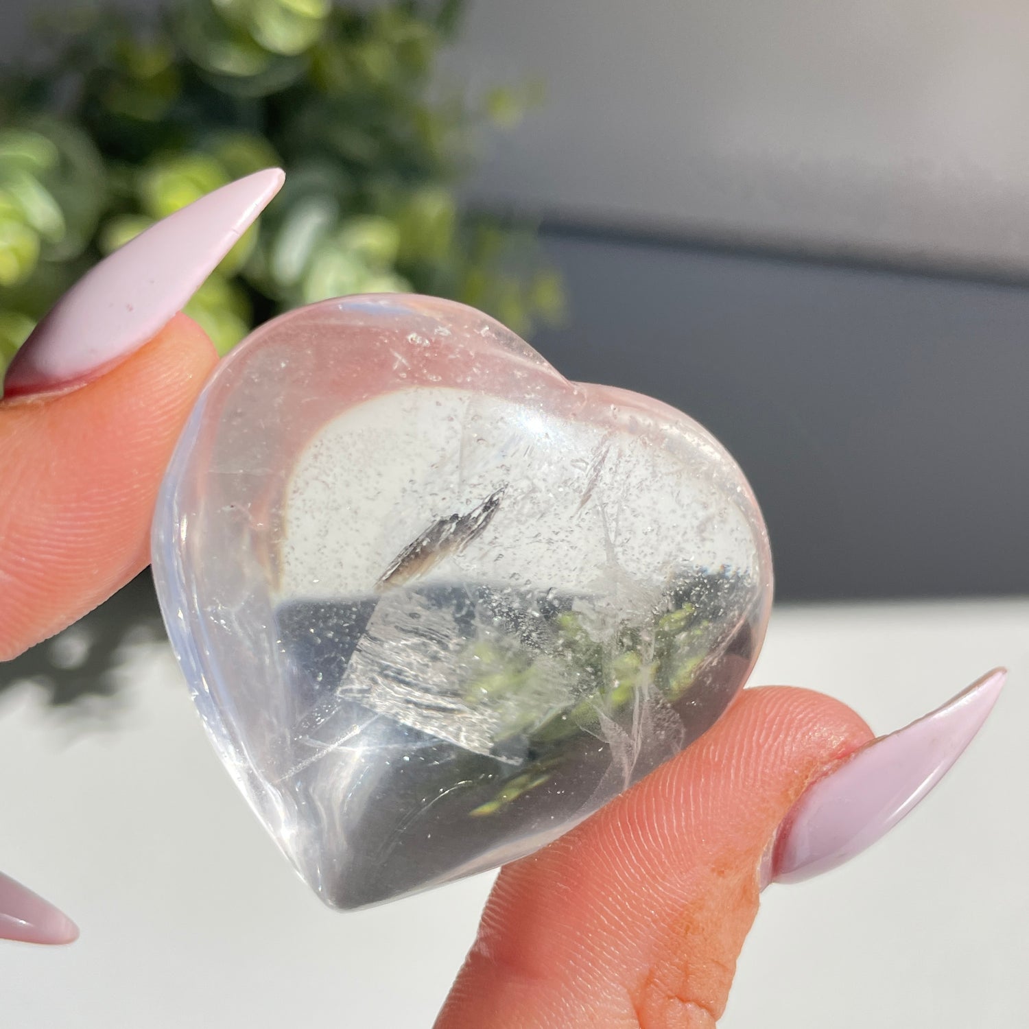 Lemurian Quartz Heart 4cm
