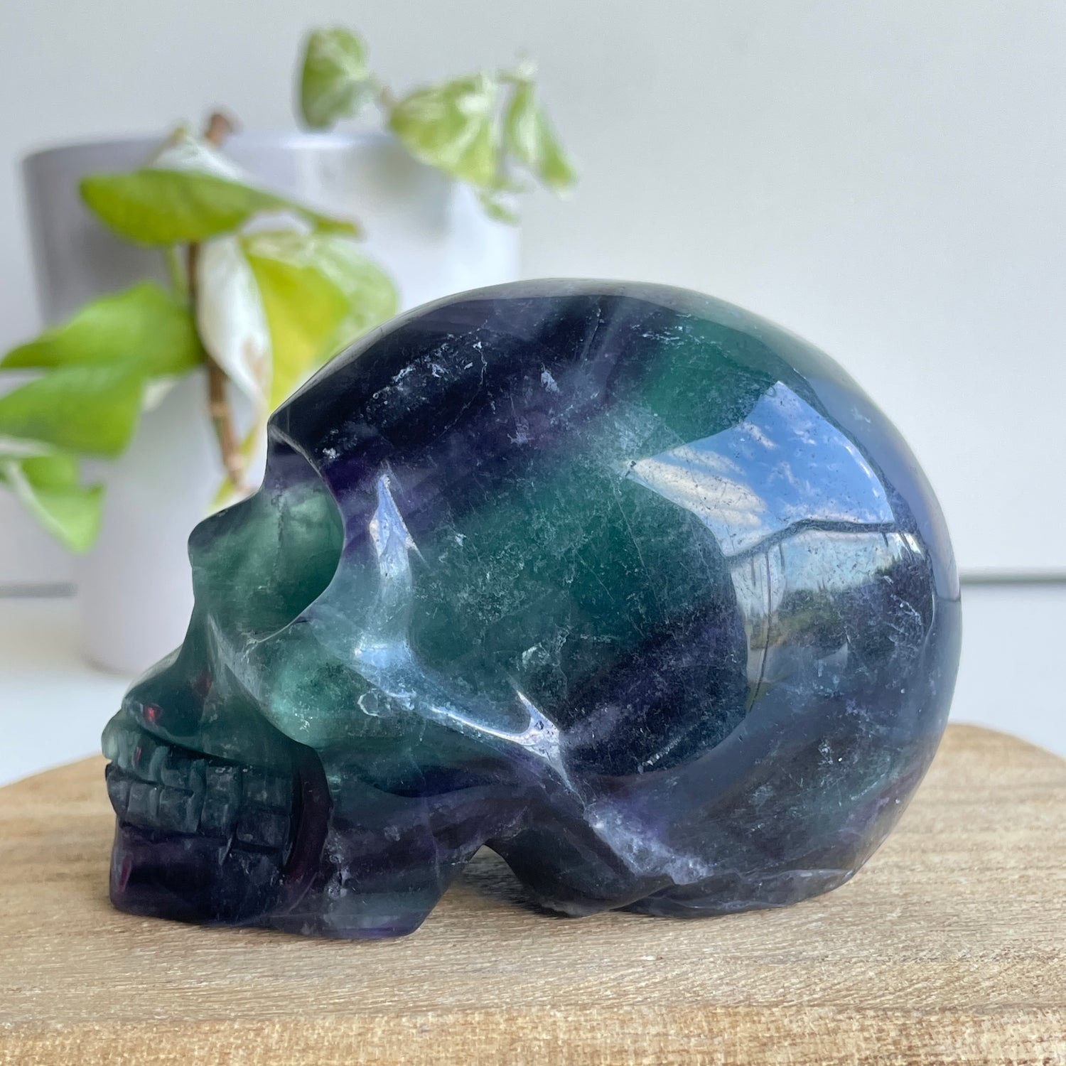 Fluorite Skull 01