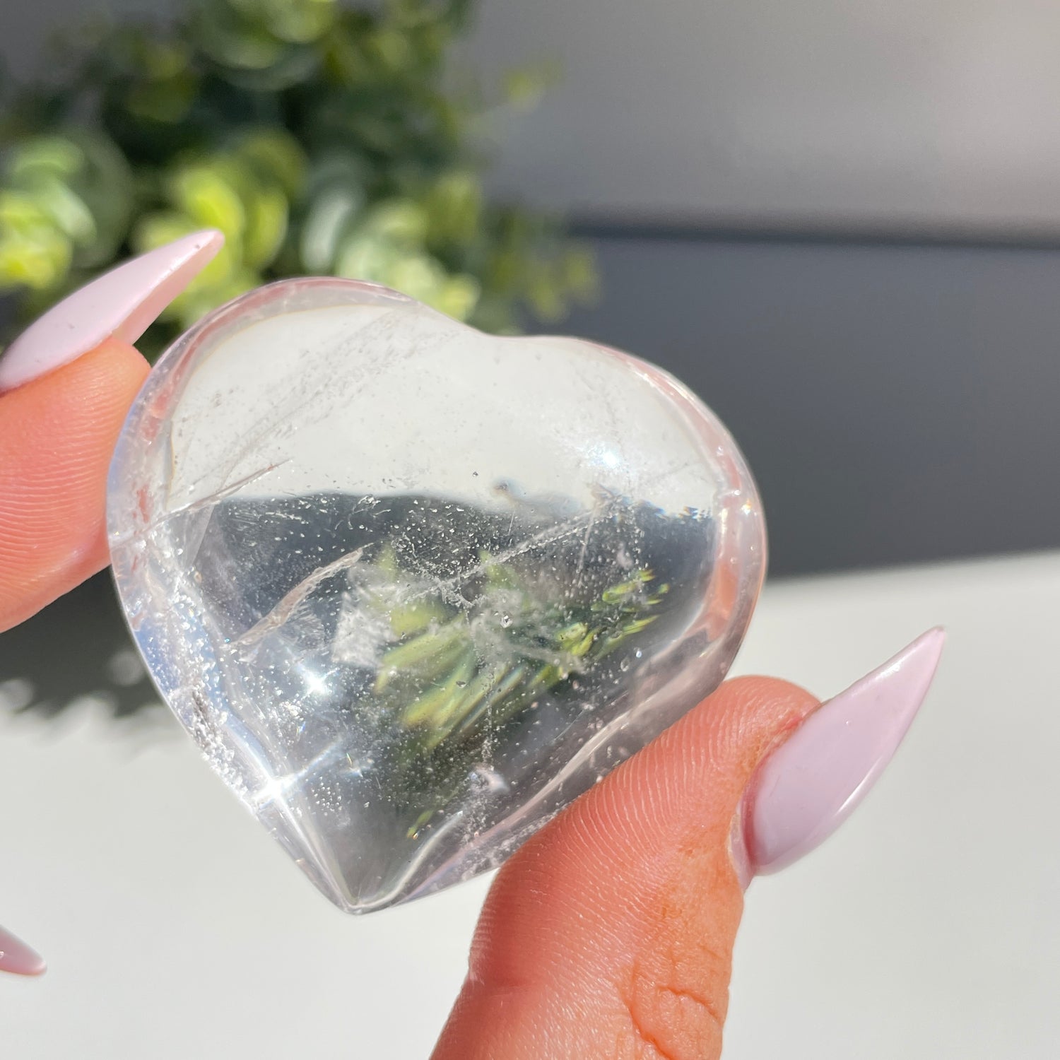 Lemurian Quartz Heart 4.3cm