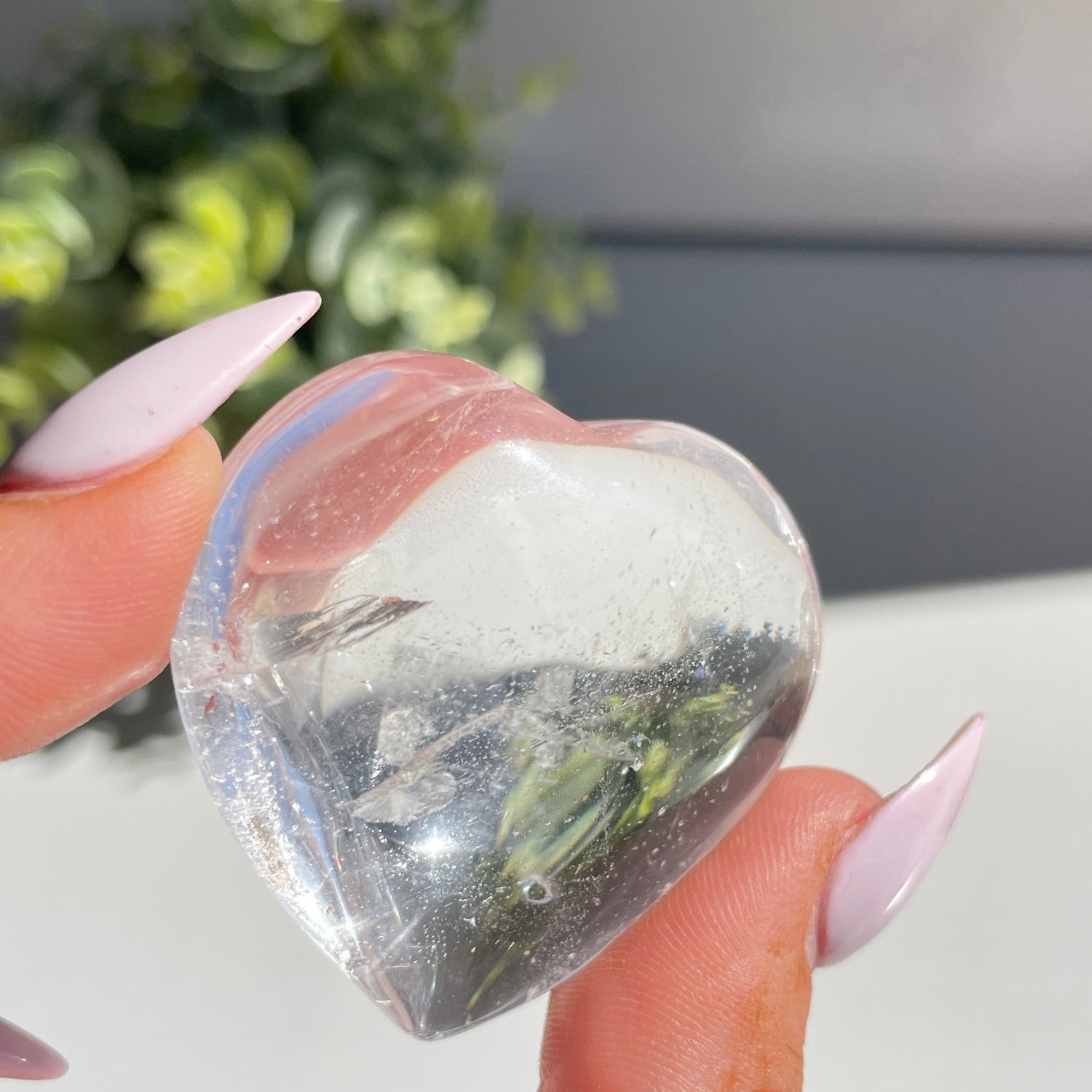 Lemurian Quartz Heart 4.3cm