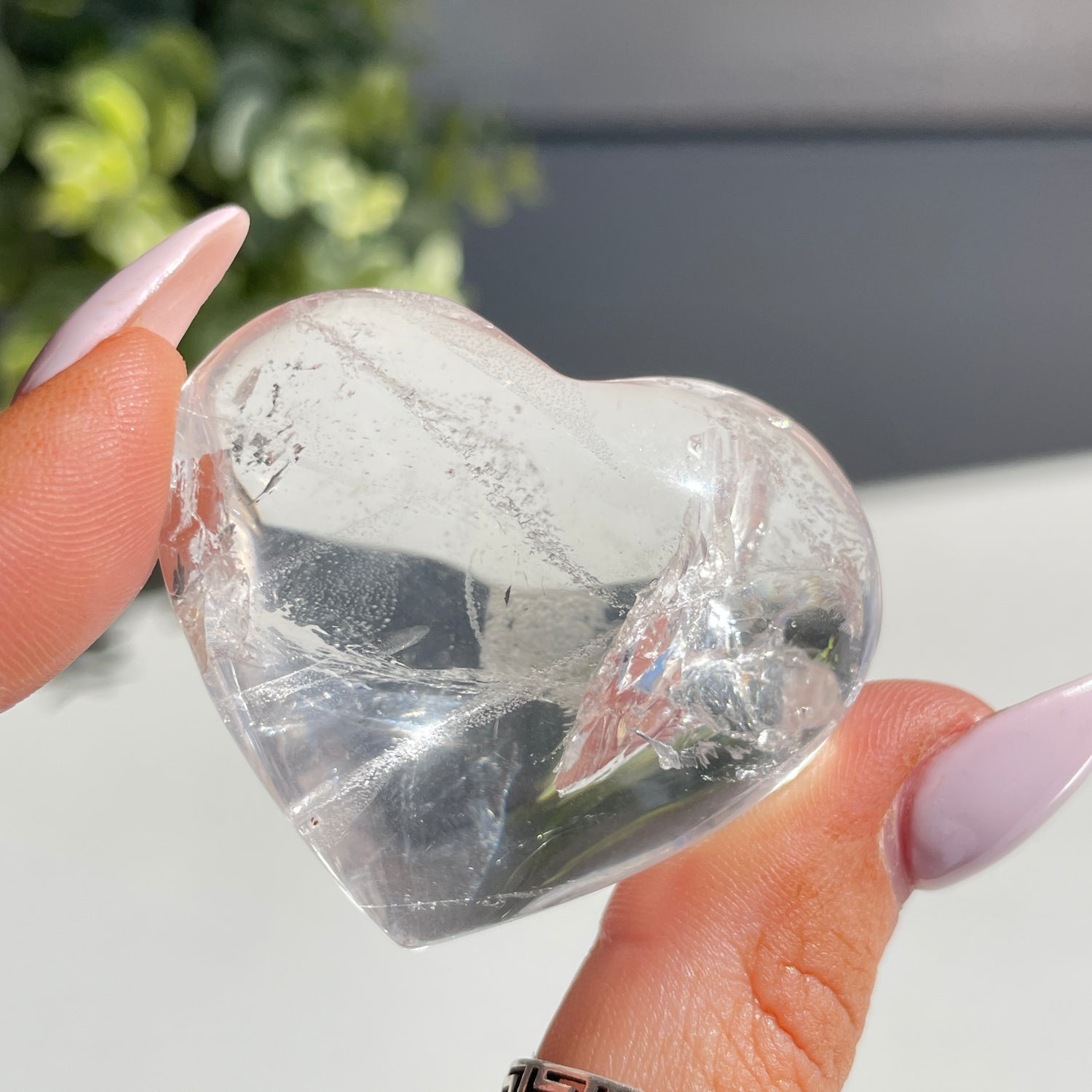 Lemurian Quartz Heart 4.4cm