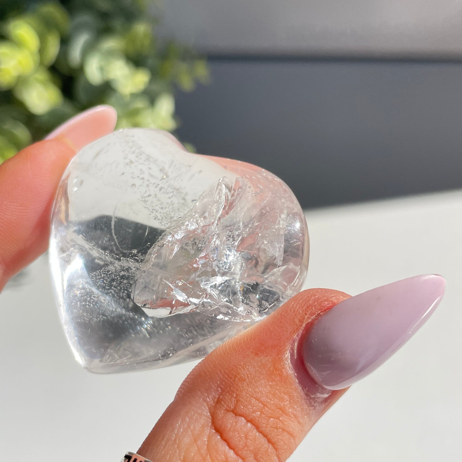 Lemurian Quartz Heart 4.4cm
