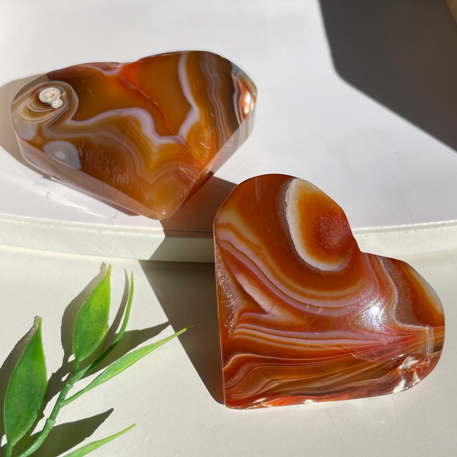 Carnelian Heart Medium