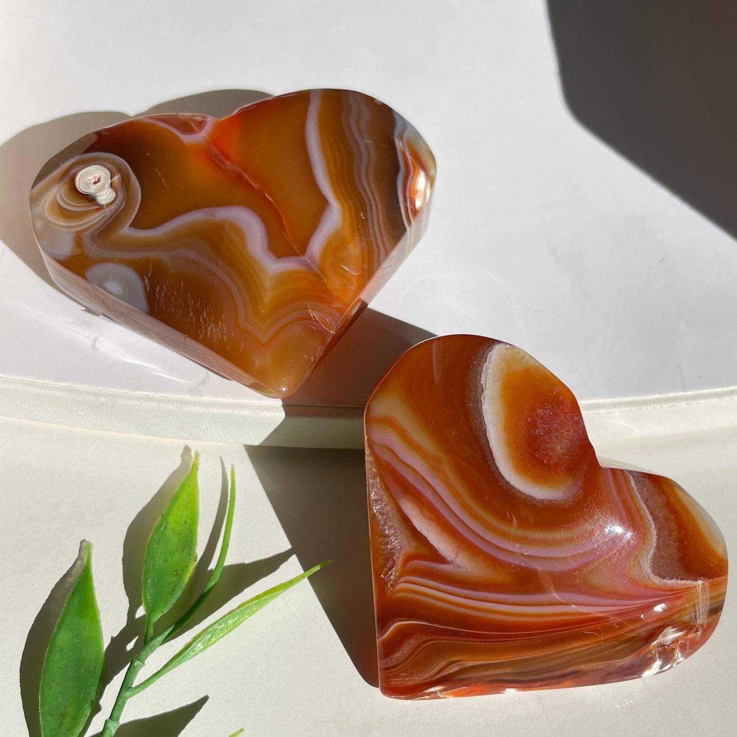 Carnelian Heart Medium