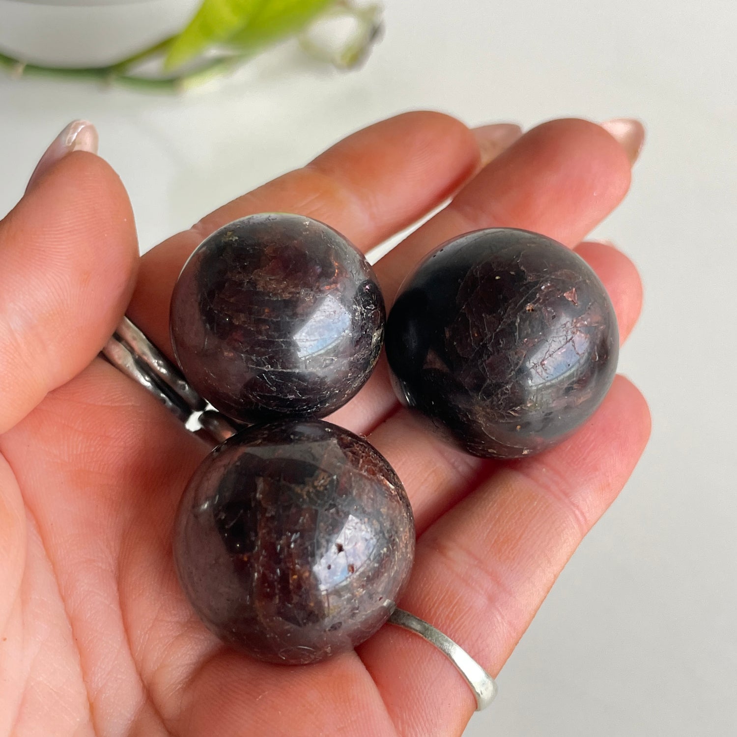 Brazilian Garnet Sphere Small