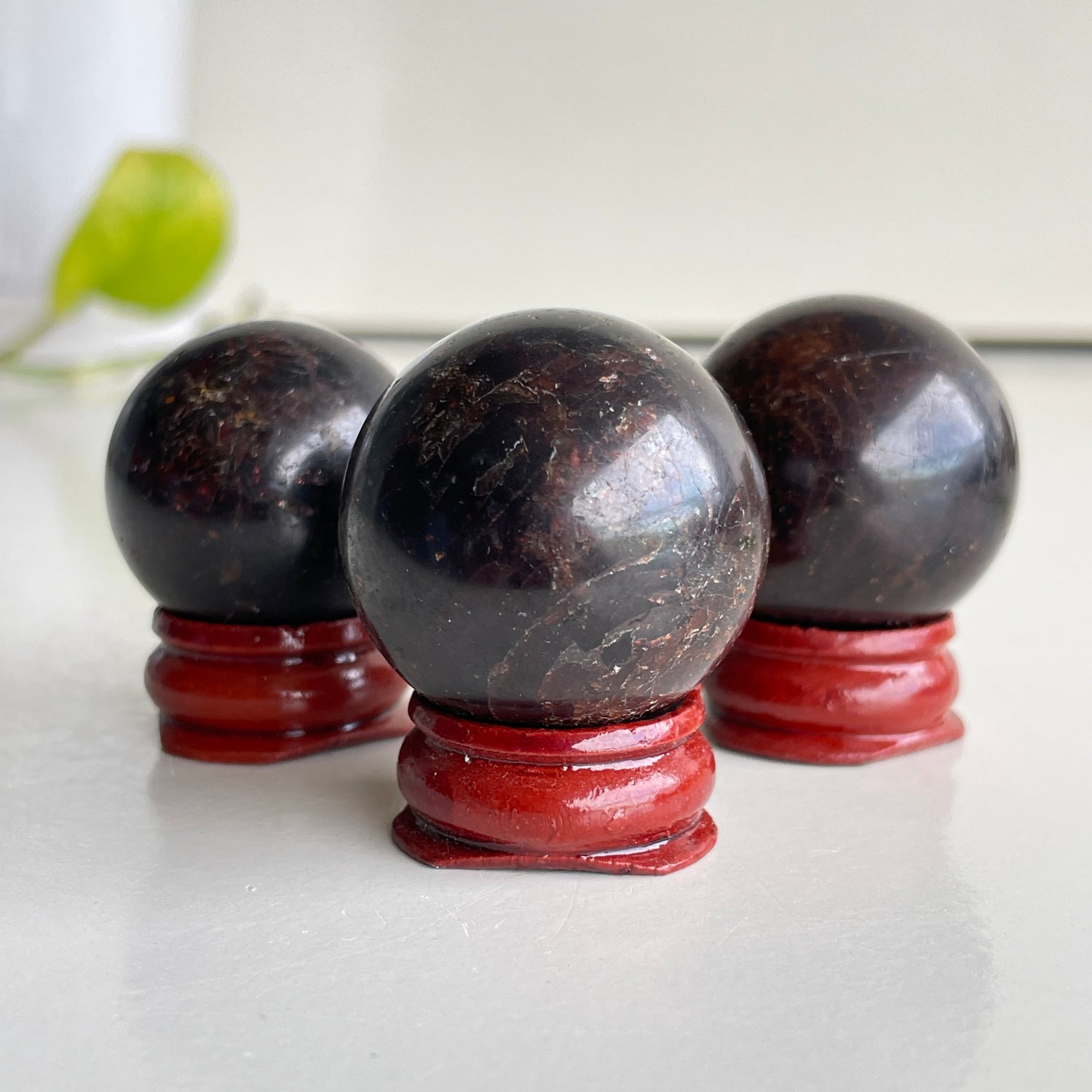 Brazilian Garnet Sphere Medium