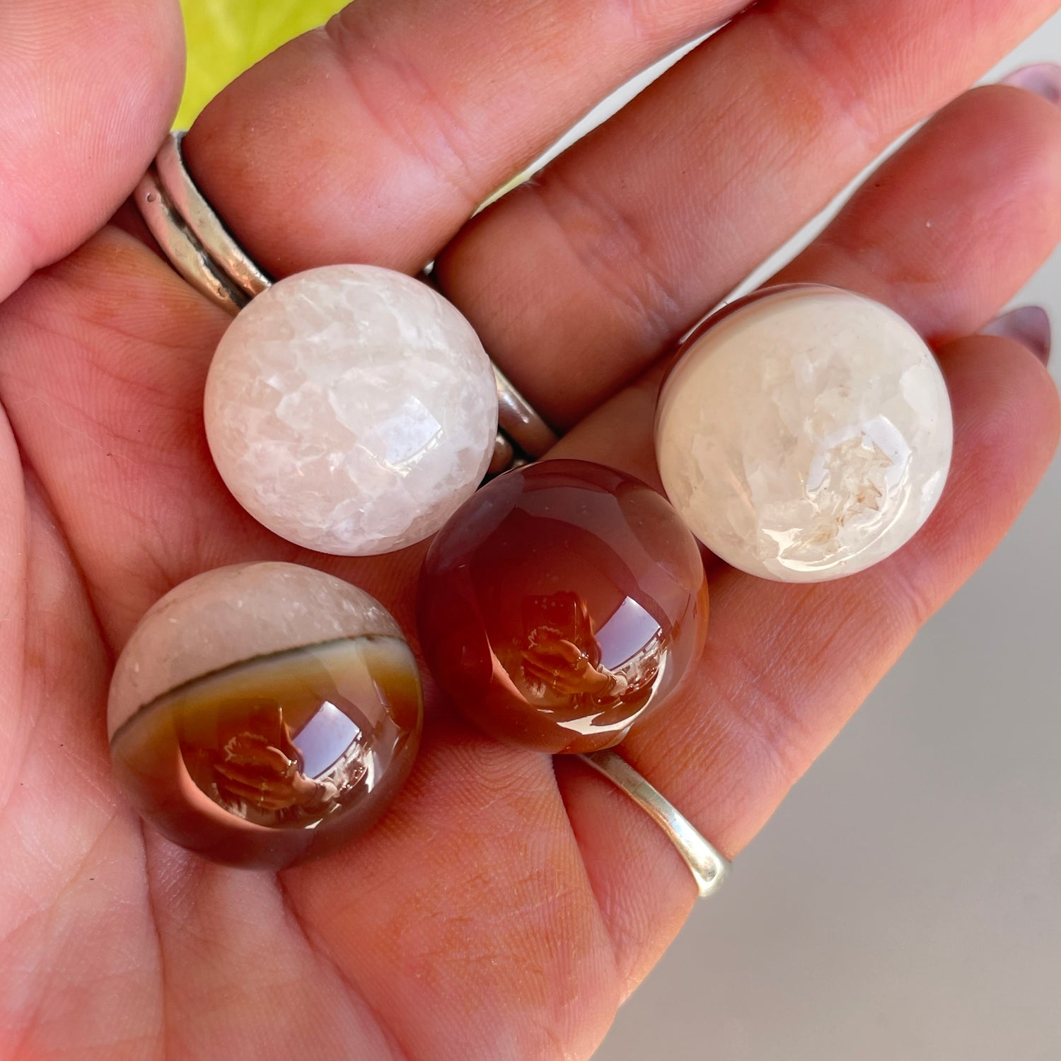 Carnelian Sphere 2cm