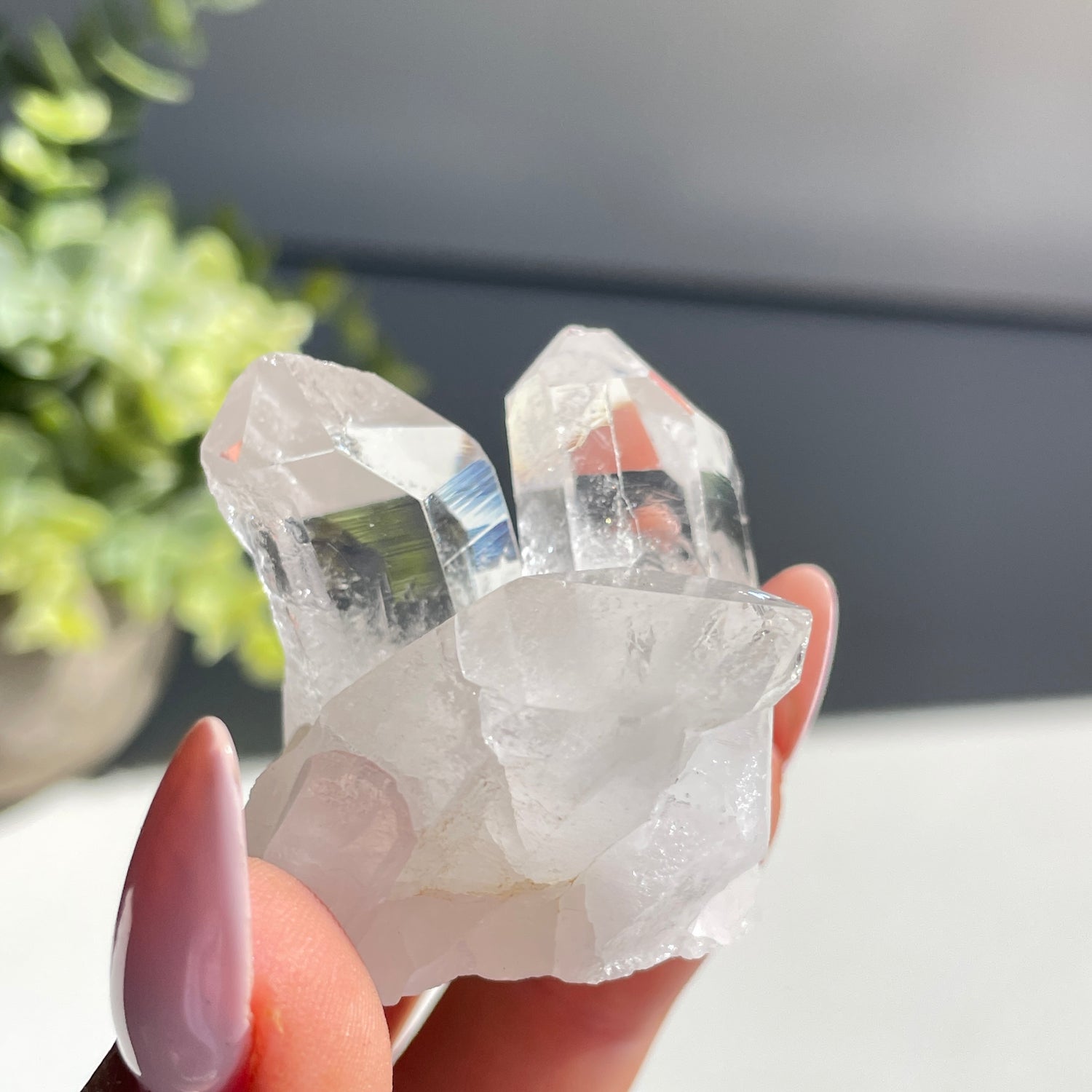Lemurian Quartz Cluster 62g