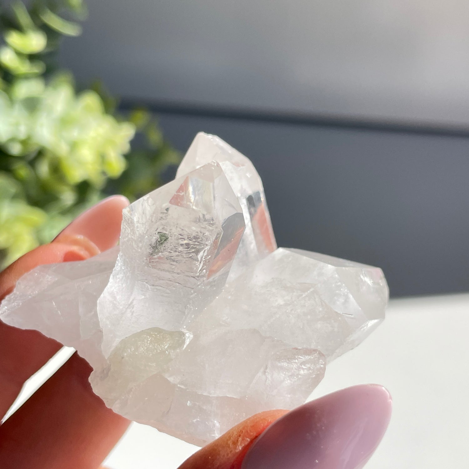 Lemurian Quartz Cluster 62g