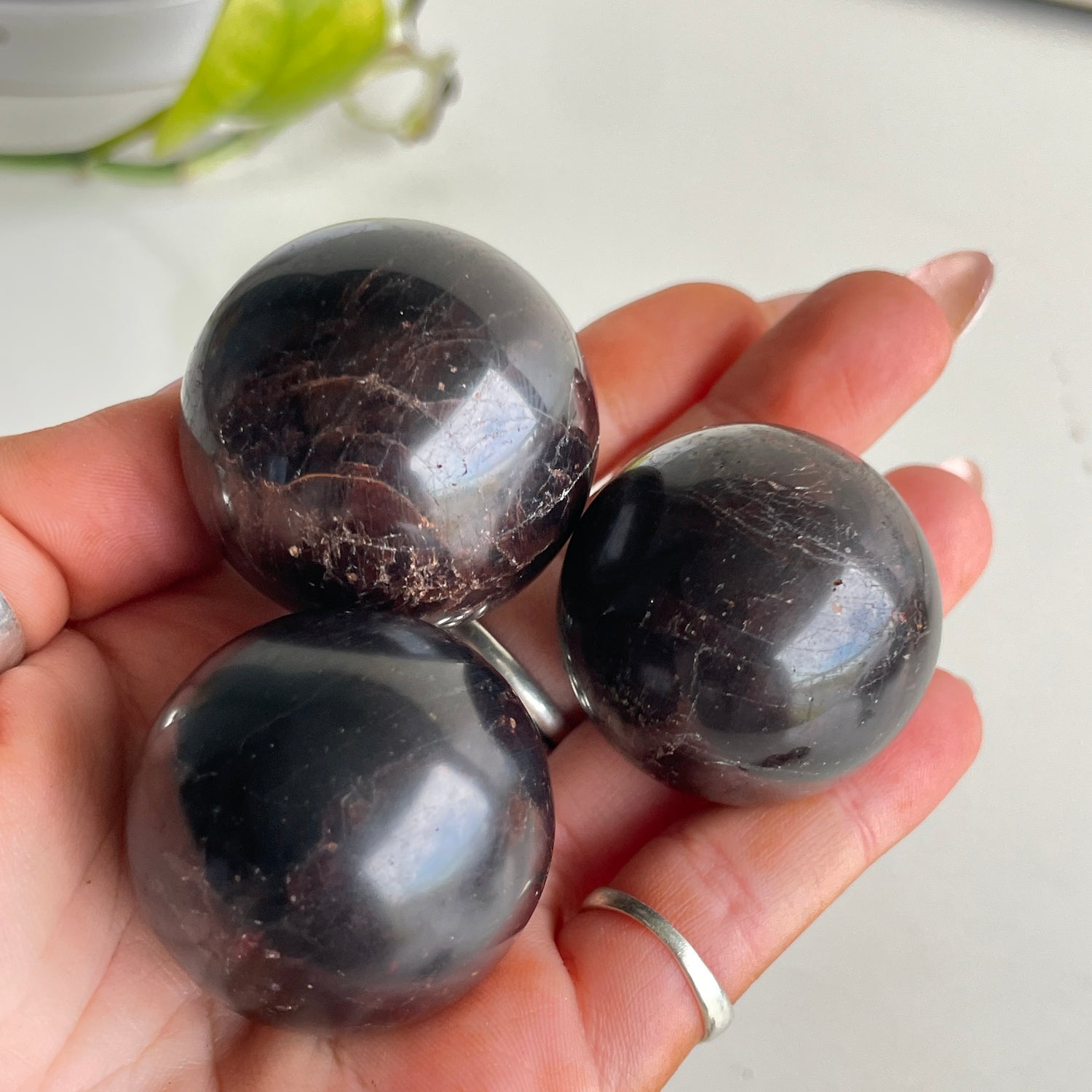 Brazilian Garnet Sphere Large