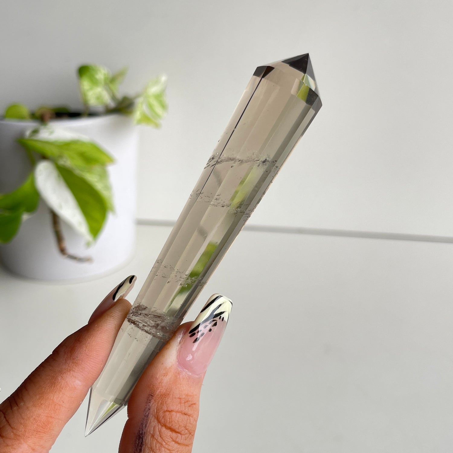 Smoky Quartz Vogel 11.1cm
