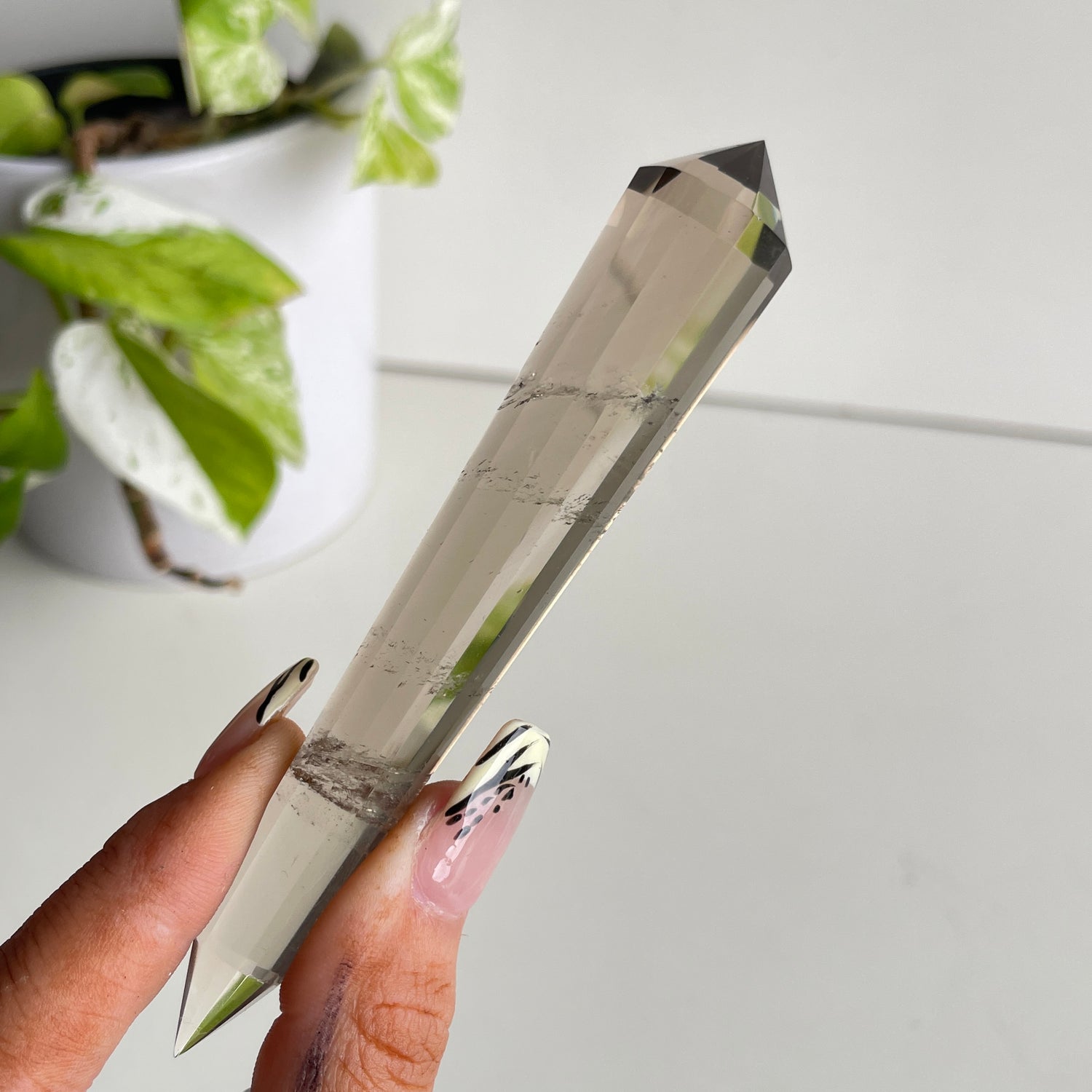 Smoky Quartz Vogel 11.1cm