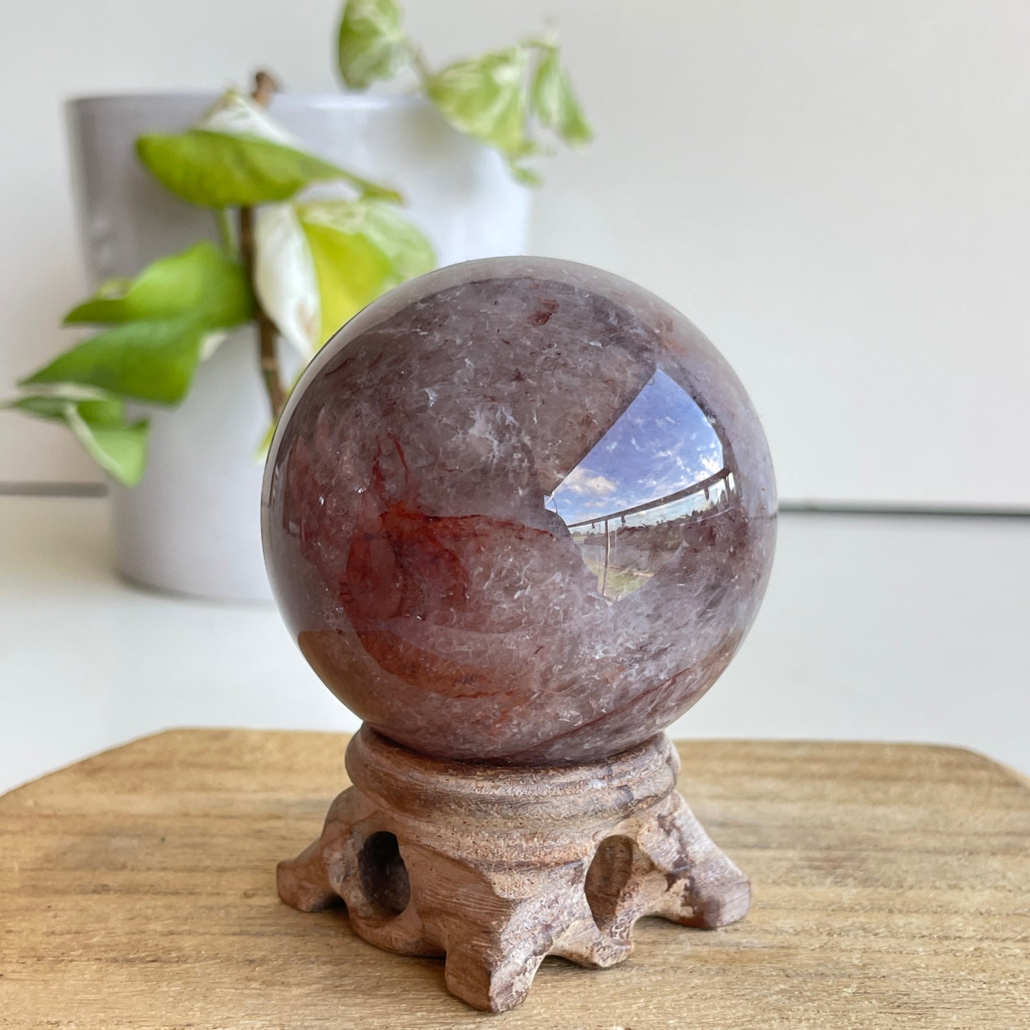 Lithium Quartz Sphere 6cm