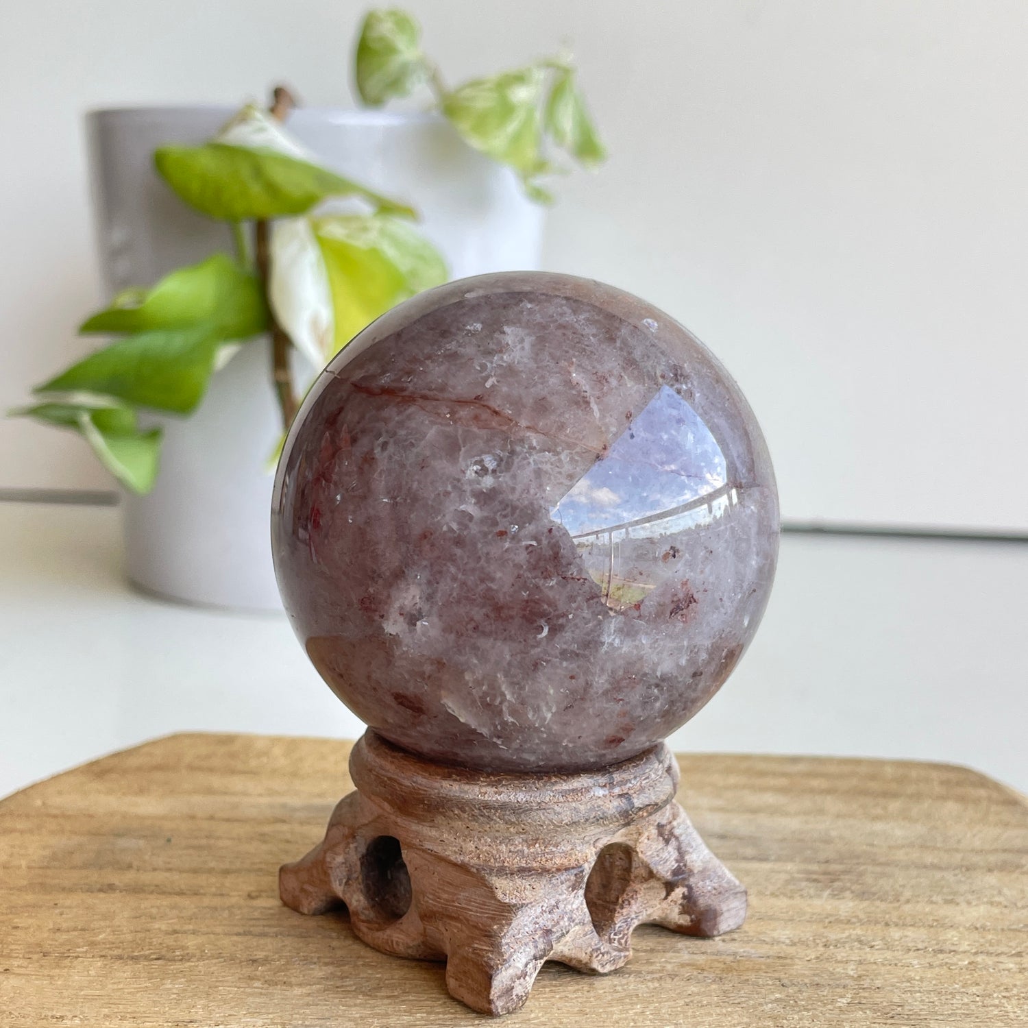 Lithium Quartz Sphere 6cm