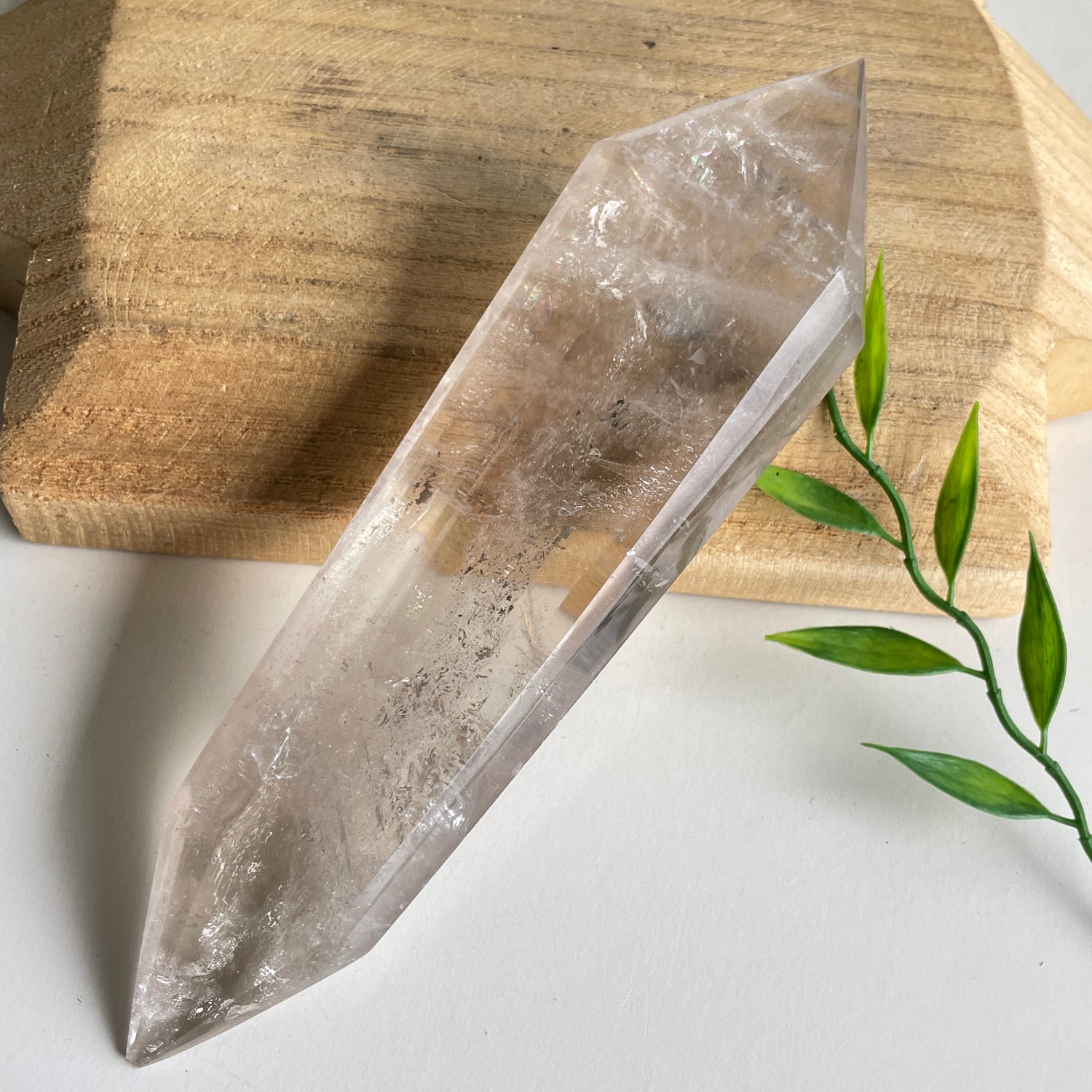 Smoky Quartz Double Terminator 17cm