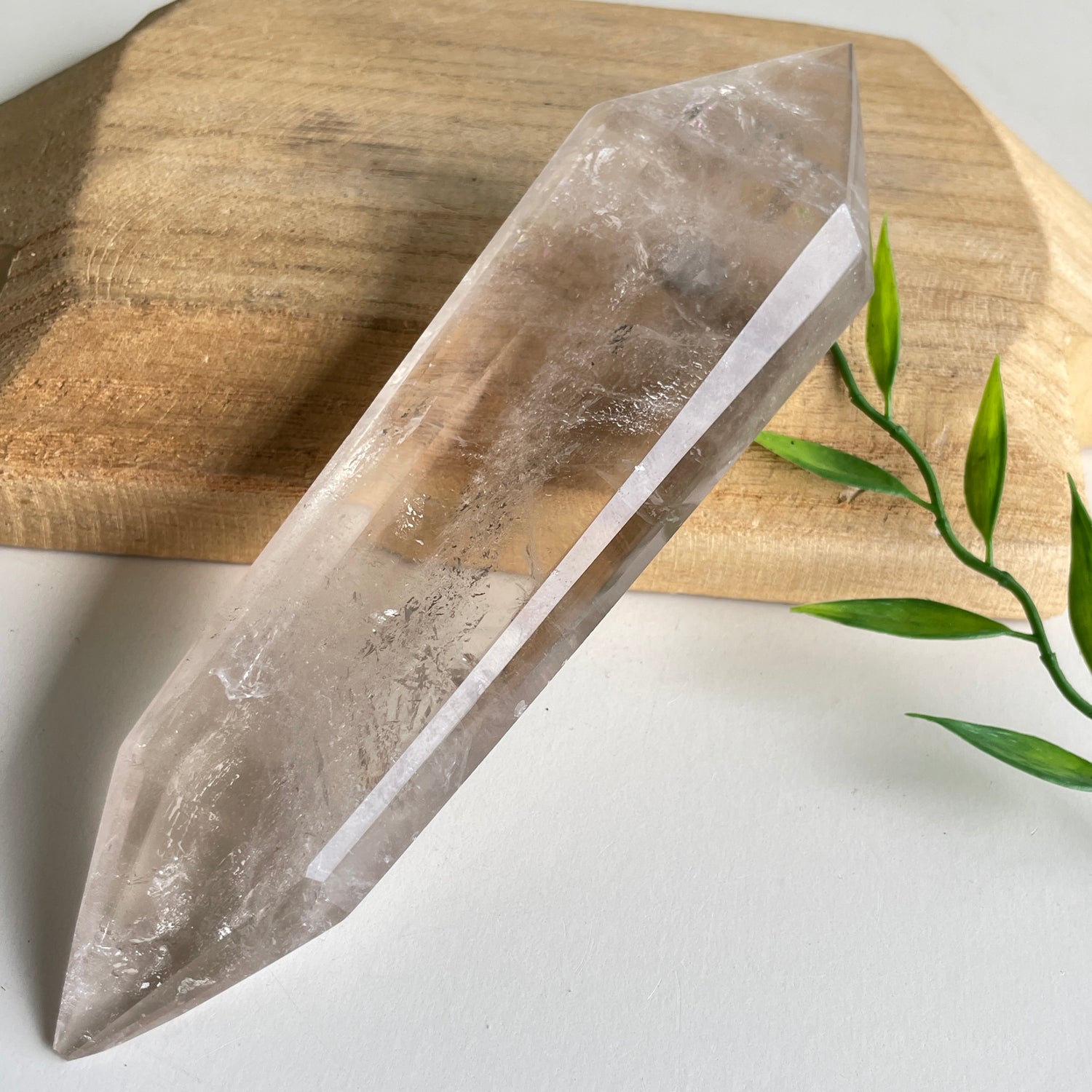 Smoky Quartz Double Terminator 17cm
