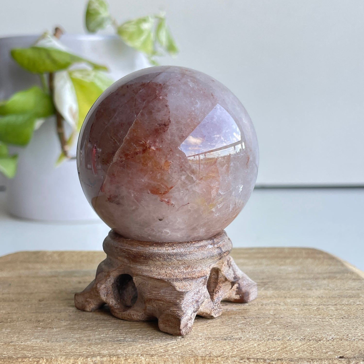 Lithium Quartz Sphere 5.6cm
