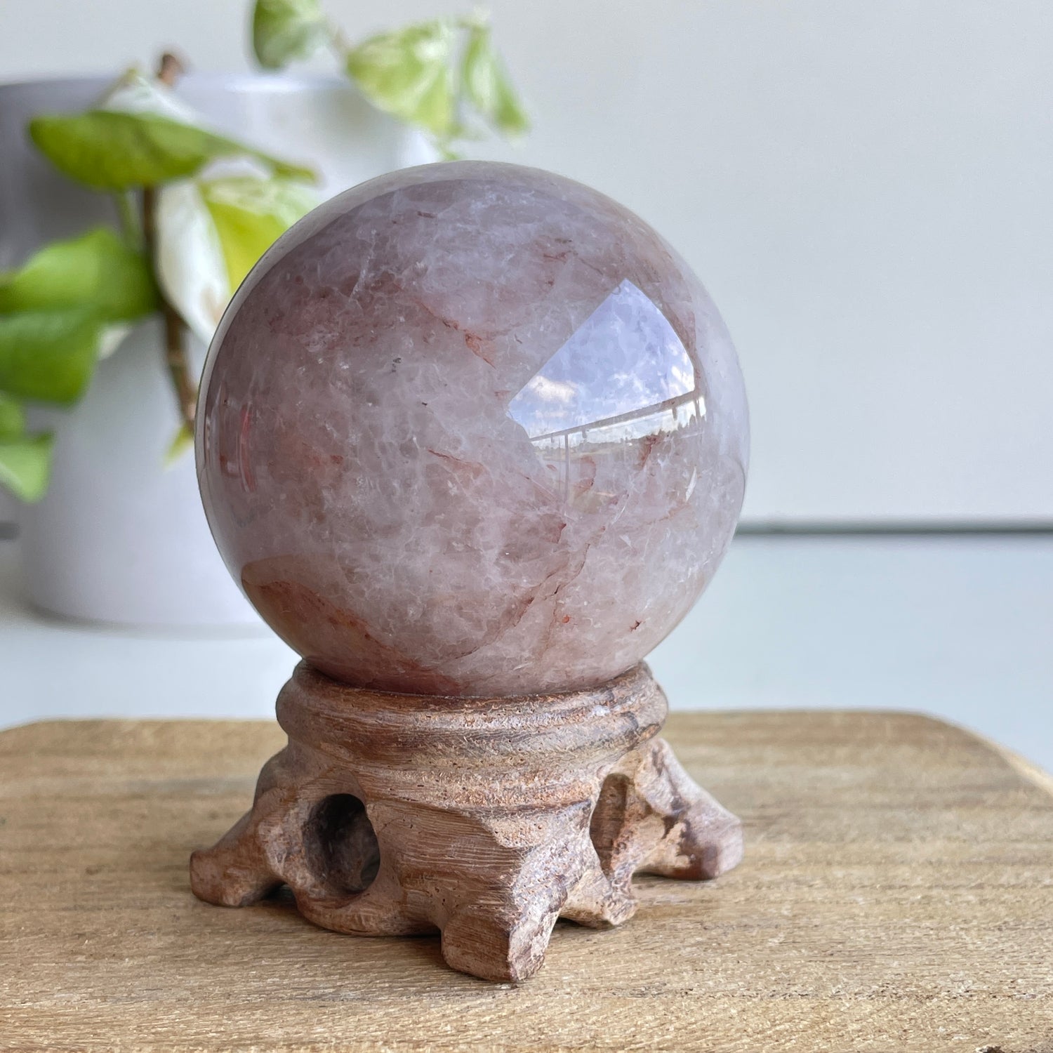Lithium Quartz Sphere 5.6cm