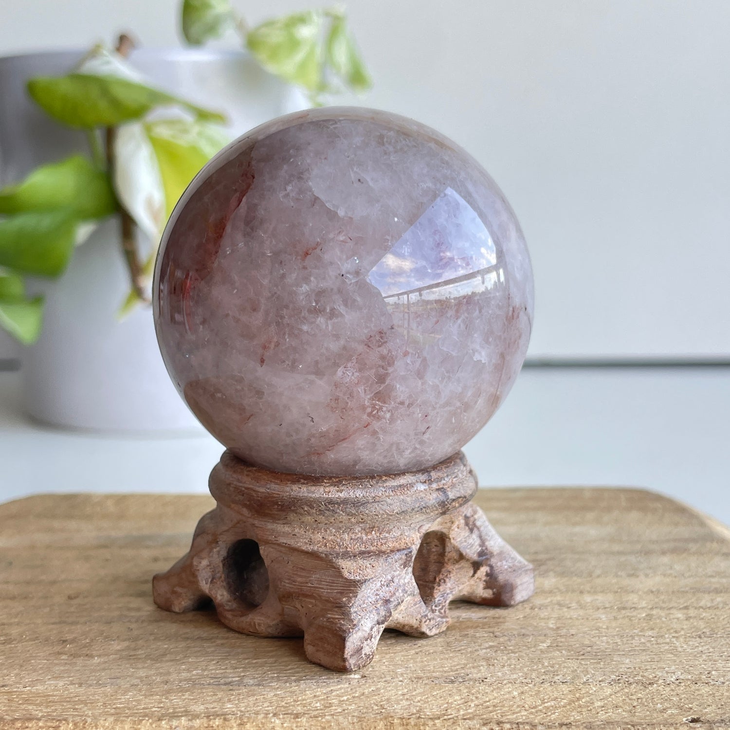 Lithium Quartz Sphere 5.6cm