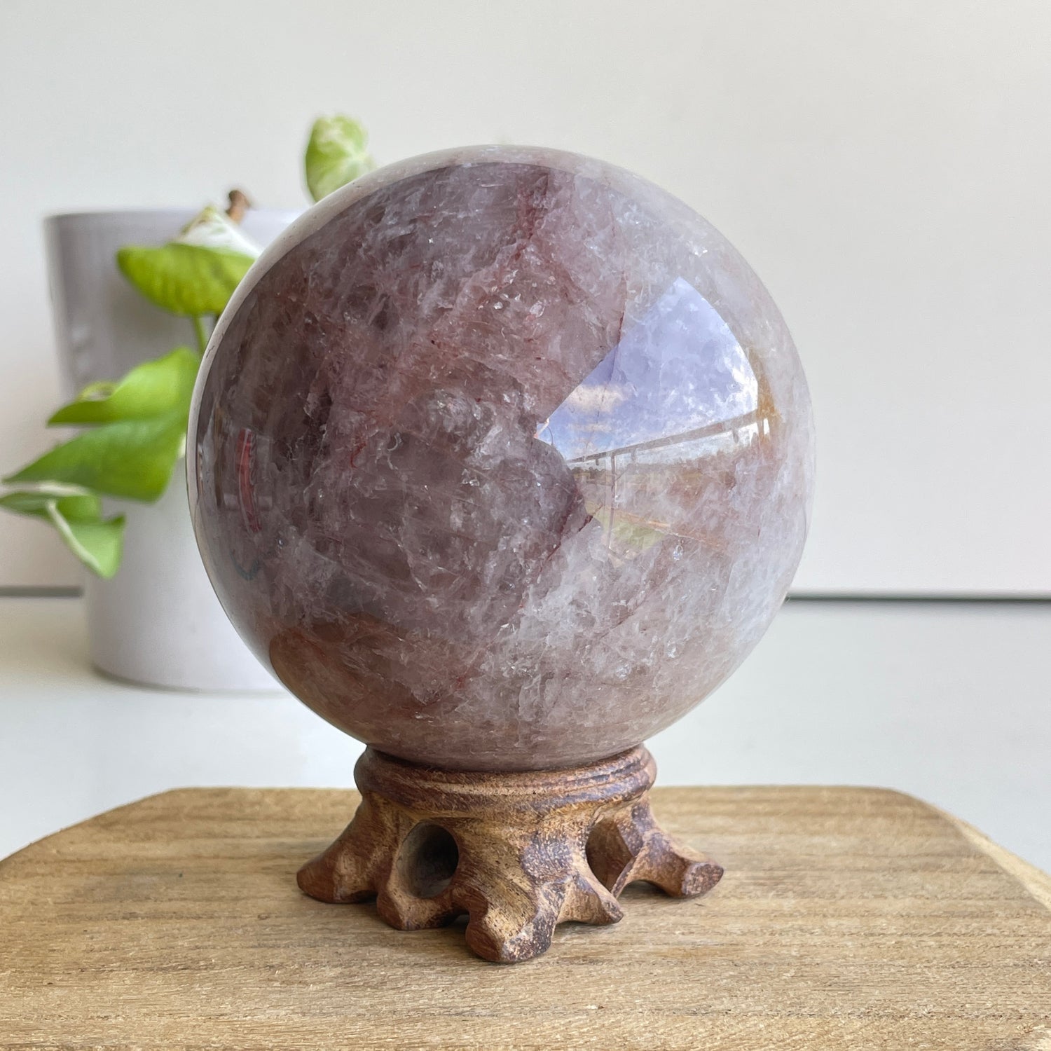 Lithium Quartz Sphere 8.8cm