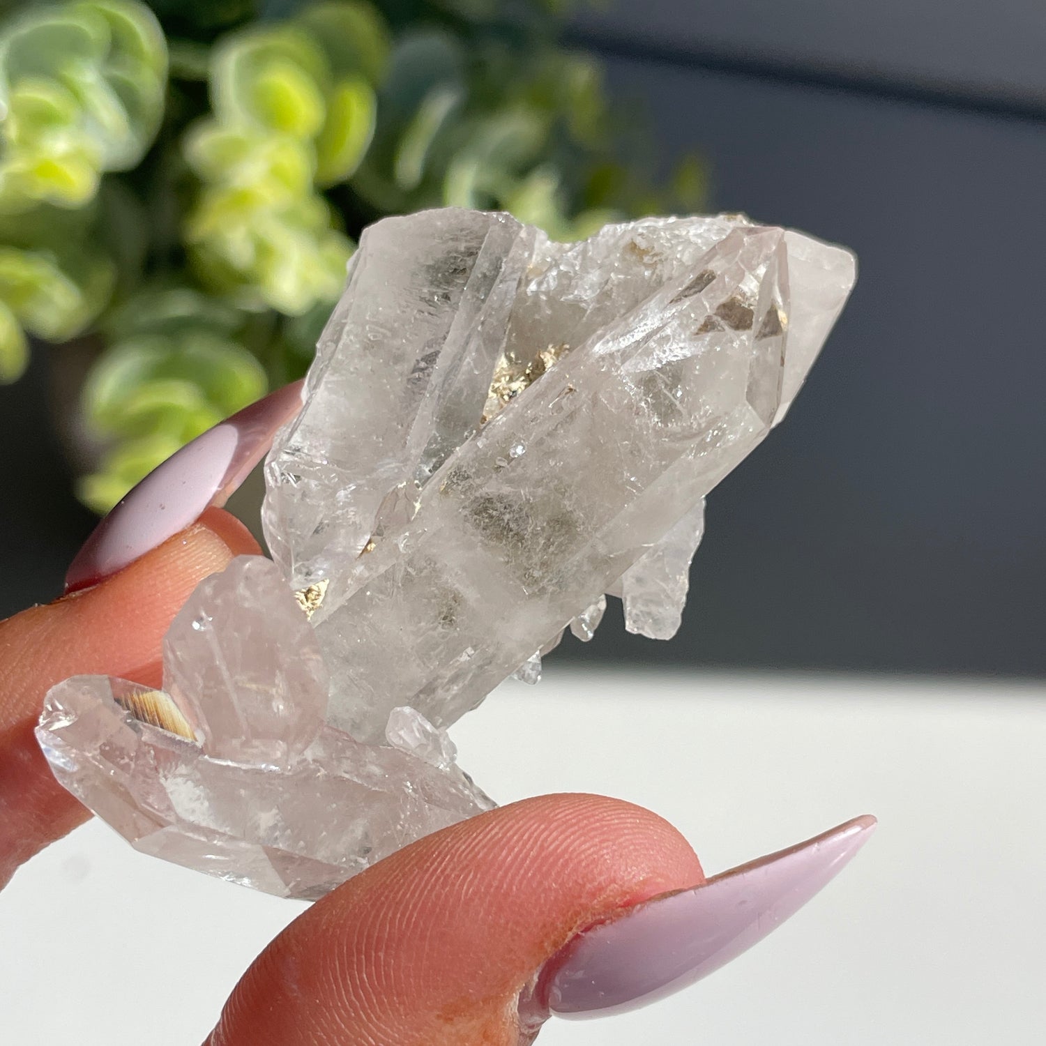 Lemurian Quartz Cluster 26g